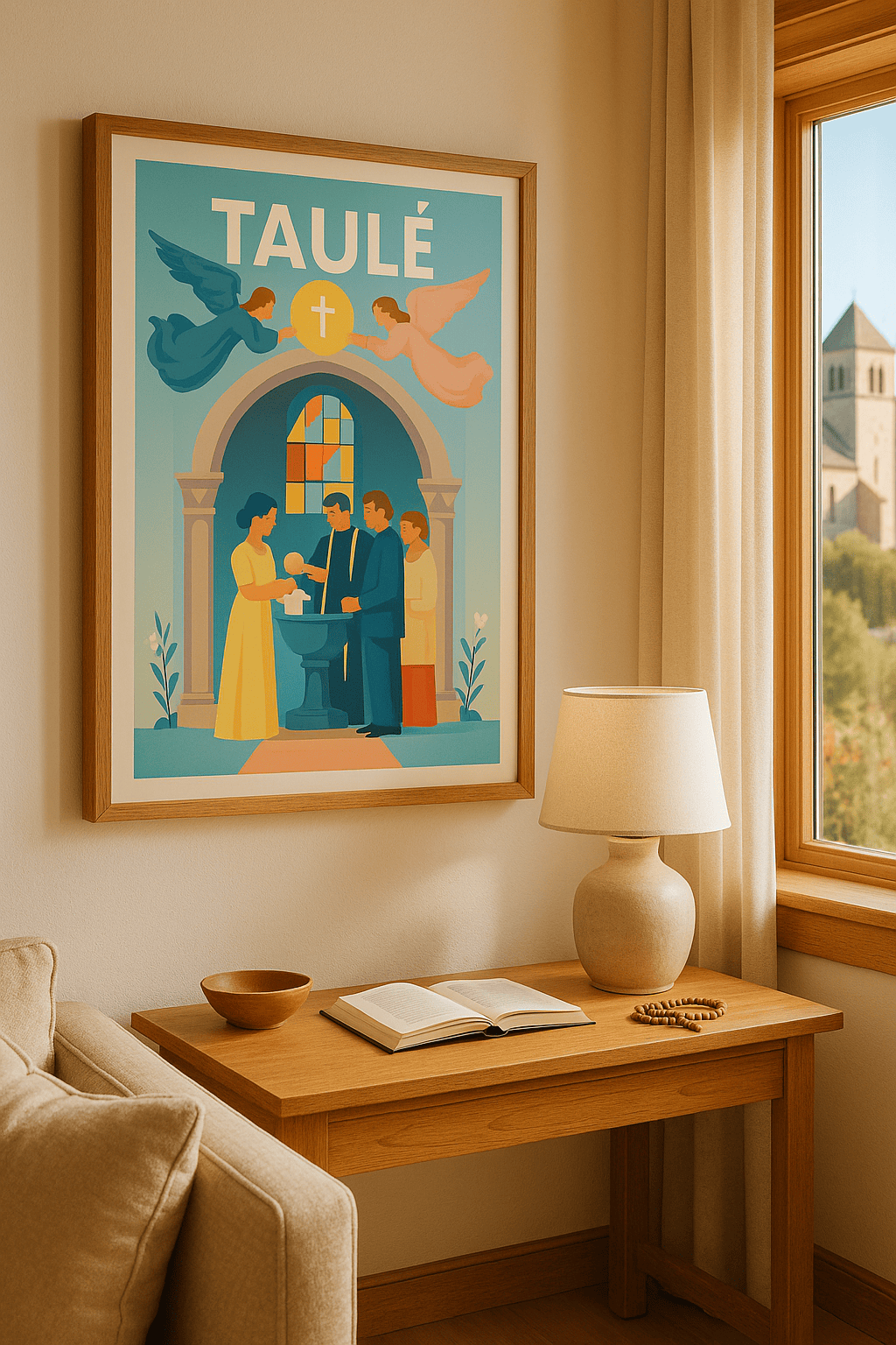 Affiche Taulé — Harmonie et Sérénité Sacrée · poster d'art de Taulé