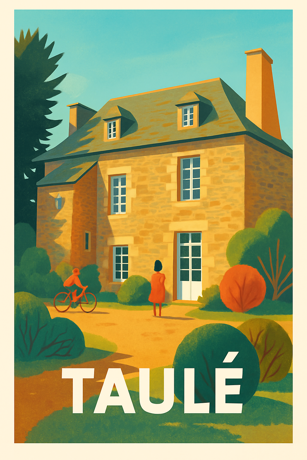 Affiche Taulé — Charme et Sérénité en Bretagne · poster d'art de Taulé
