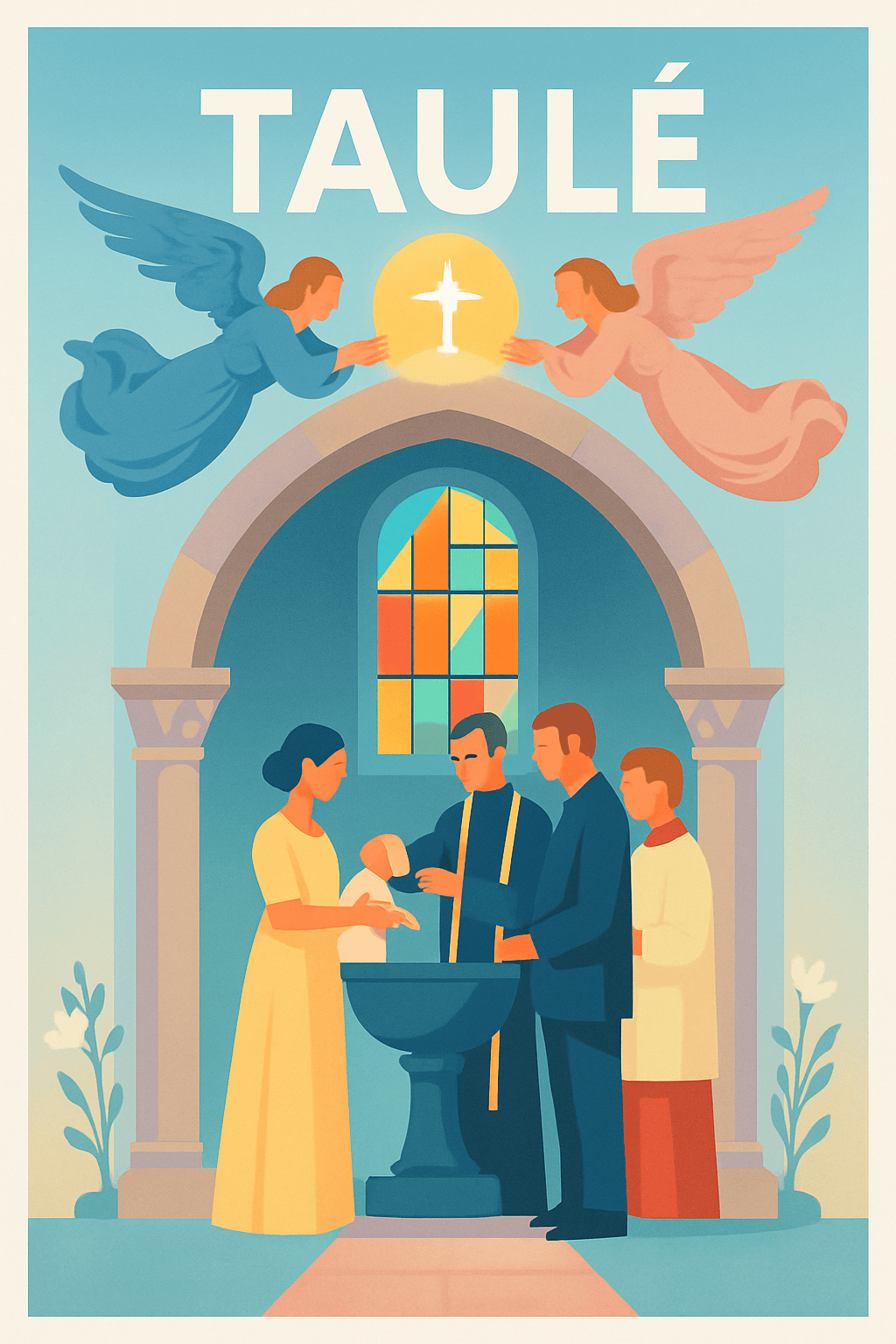 Affiche Taulé — Harmonie et Sérénité Sacrée · poster d'art de Taulé