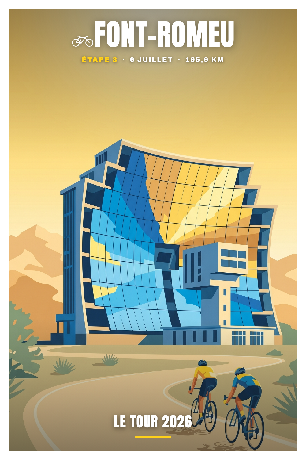 Affiche Font-Romeu - Le Tour 2026