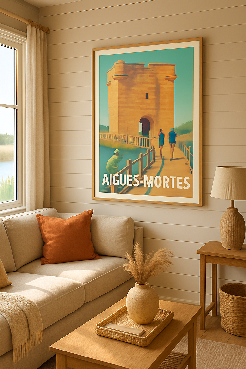 Gard France Affiche de Aigues-Mortes - Promenade au cœur de l'histoire