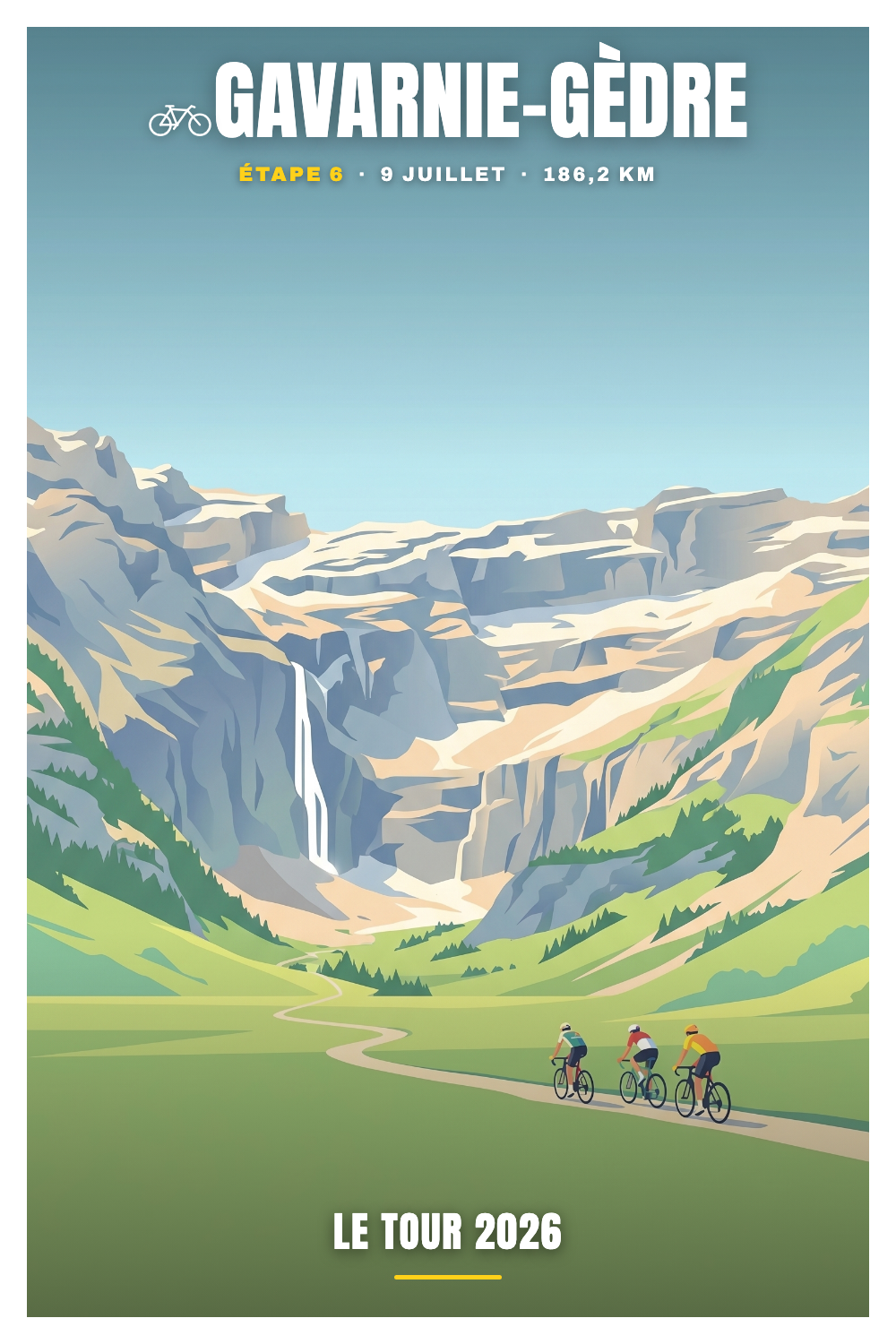 Affiche Gavarnie-Gèdre - Le Tour 2026