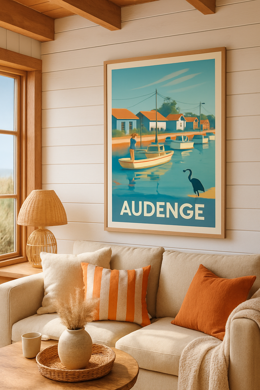 Gironde France Affiche de Audenge - Charme paisible au bord du bassin