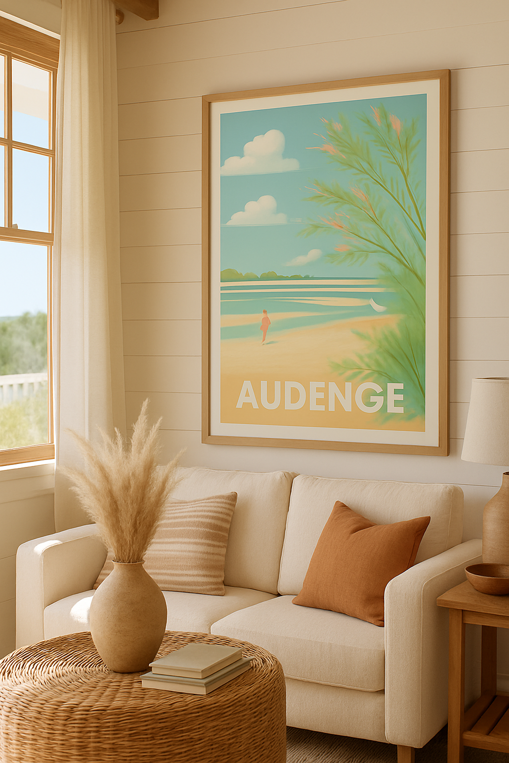 Gironde France Affiche de Audenge - Escapade sereine au bord de l'eau