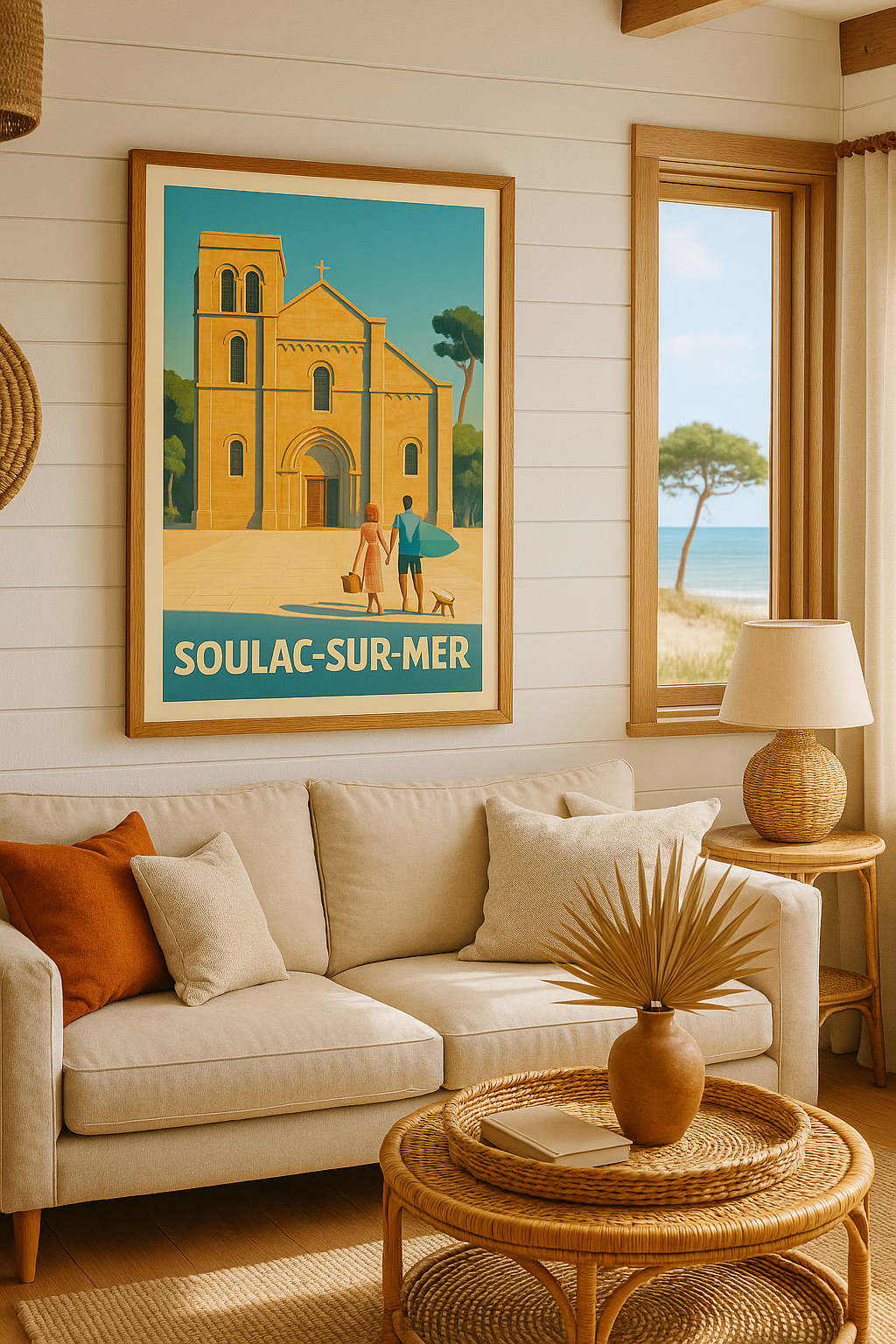 Gironde France Affiche de Soulac-sur-Mer - Charme historique au bord de l'océan