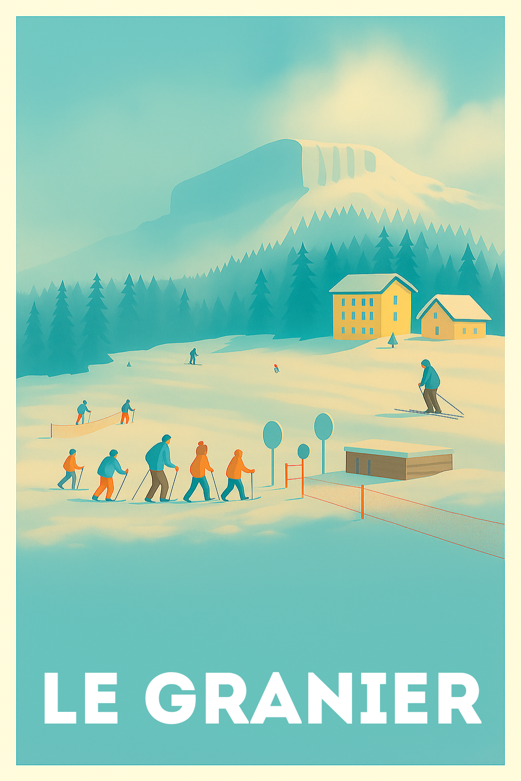 Affiche de Le Granier - Escapade hivernale en montagne