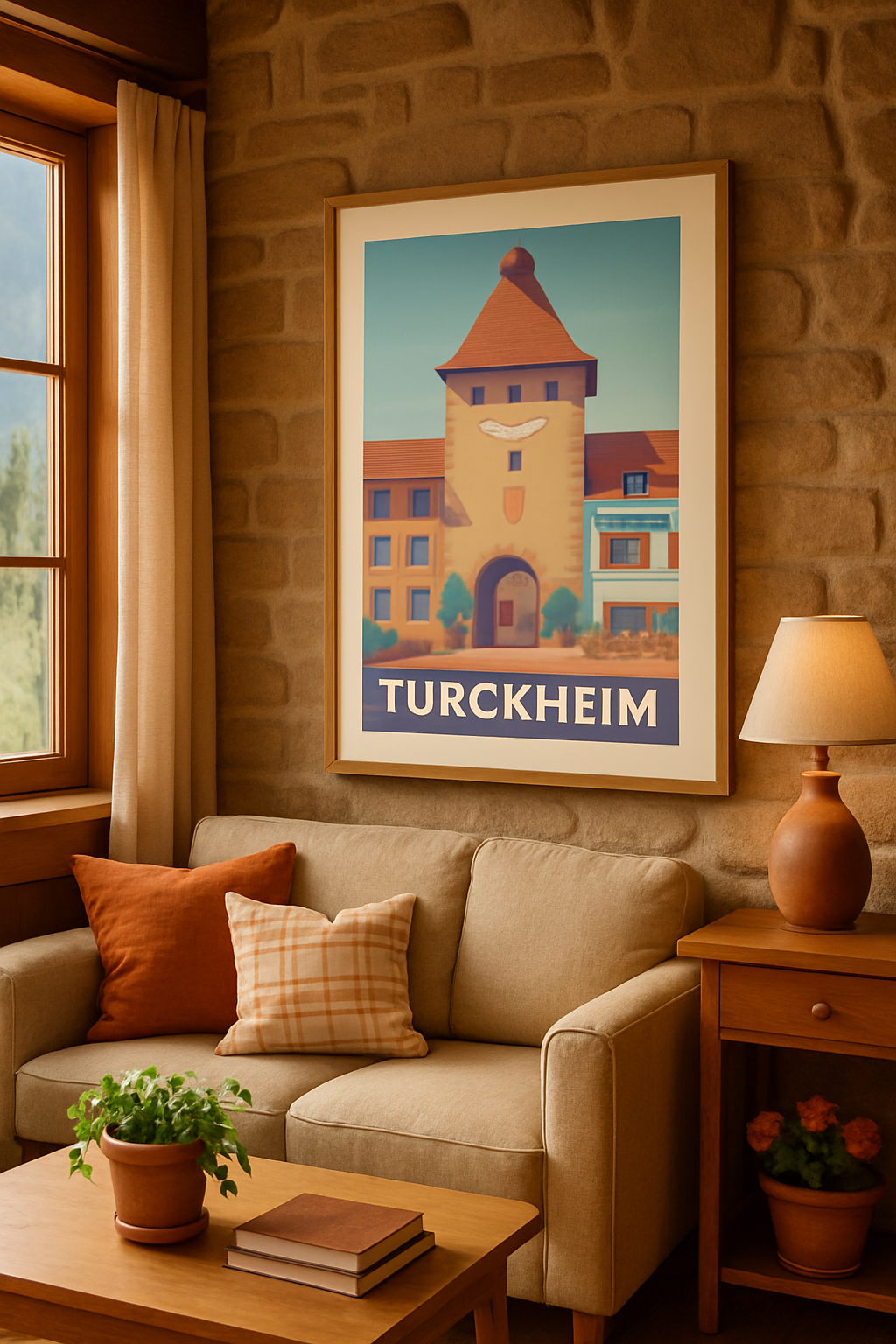 Haut-Rhin France Affiche de Turckheim - Charme historique et vie locale