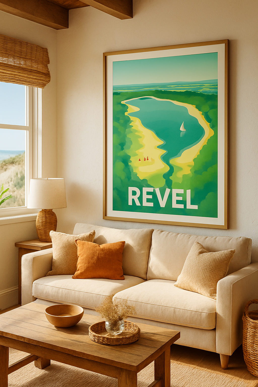 Affiche Revel — Évasion Nature au Lac · poster d'art de Revel