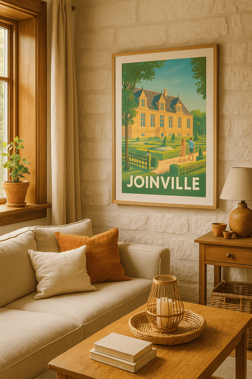 Haute-Marne France Affiche de Joinville - Promenade au cœur du patrimoine