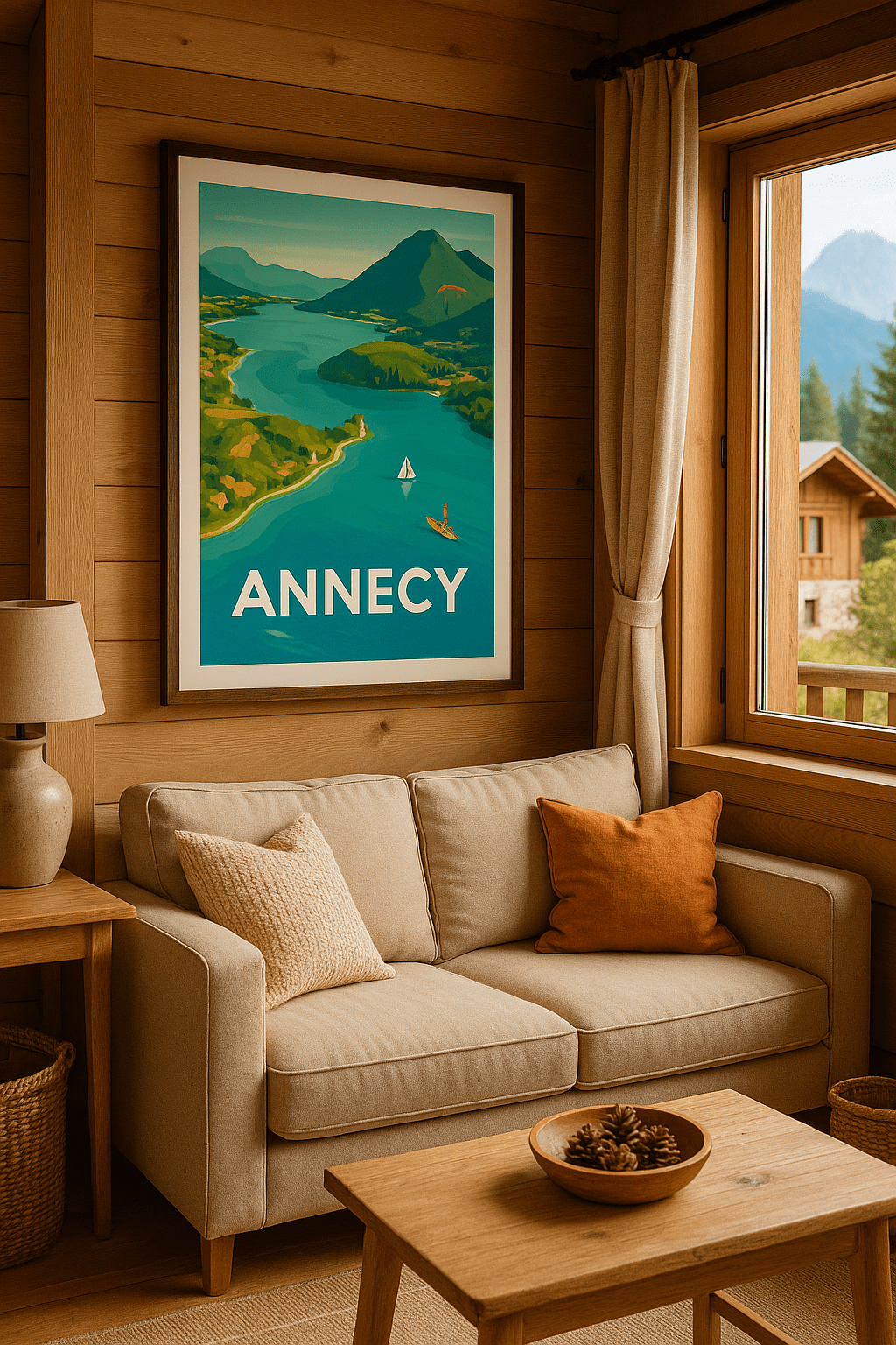 Affiche Annecy - Évasion au cœur des Alpes - Afich