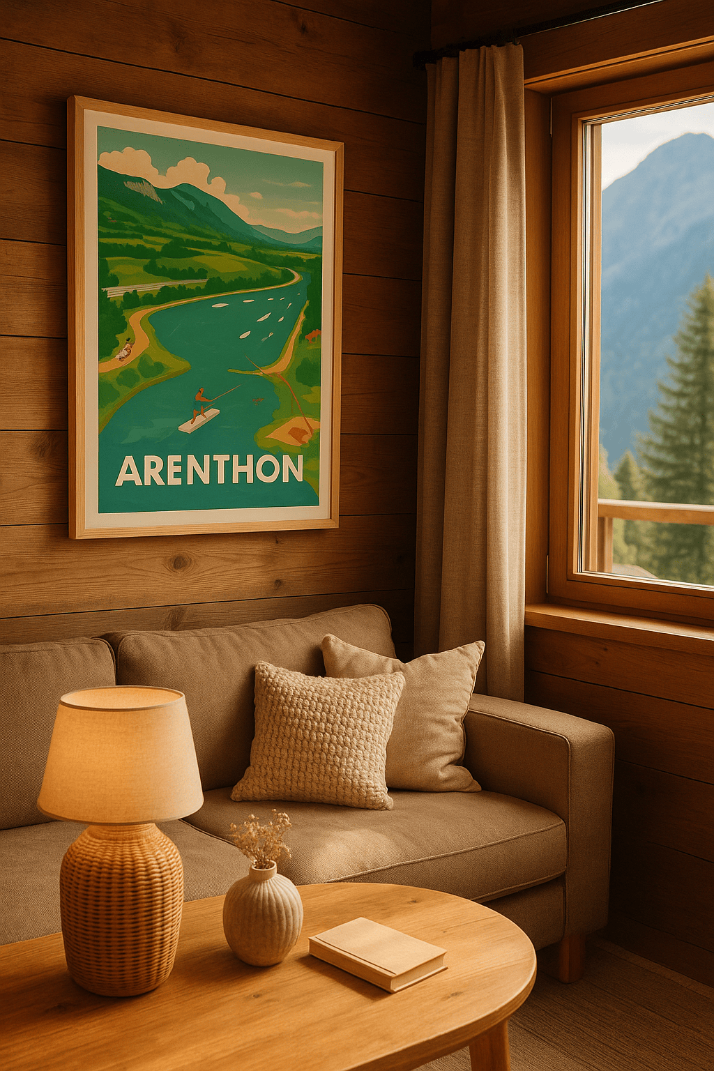 Haute-Savoie France Affiche de Arenthon - Évasion et nature au fil de l'eau
