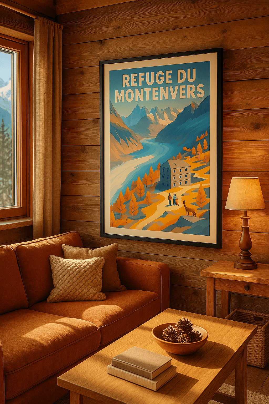 Affiche Montenvers — Évasion nature au cœur des Alpes · poster d'art de Montenvers