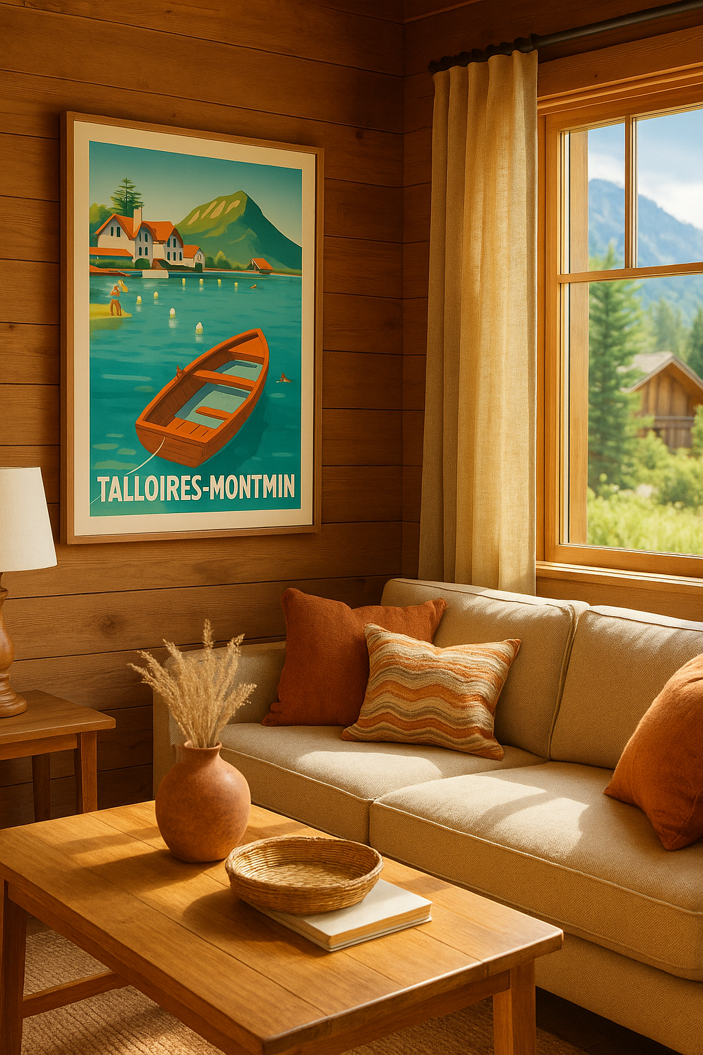 Haute-Savoie France Affiche de Talloires-Montmin - Évasion au bord du lac
