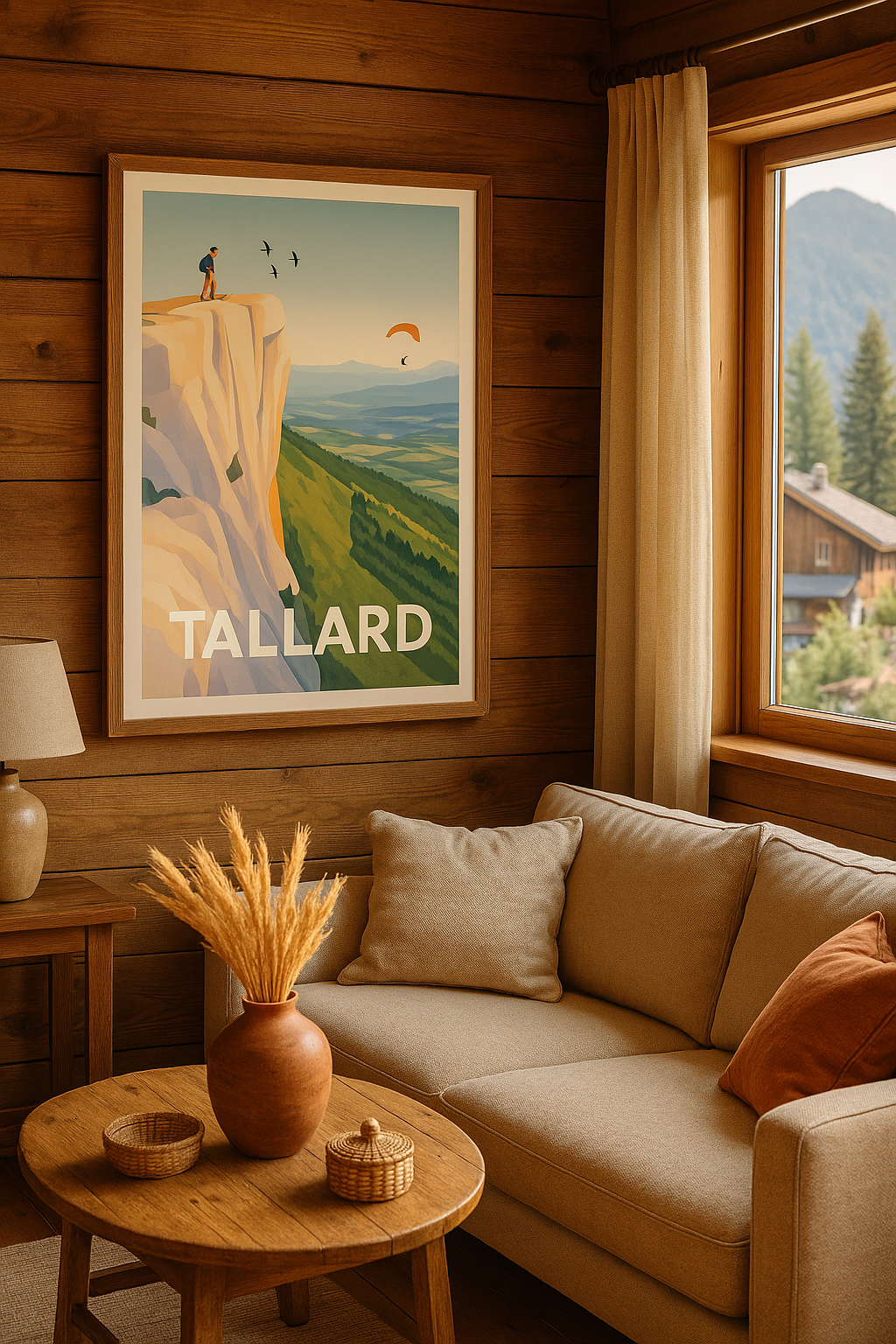 Hautes-Alpes France Affiche de Tallard - Aventure et Panorama d'Altitude