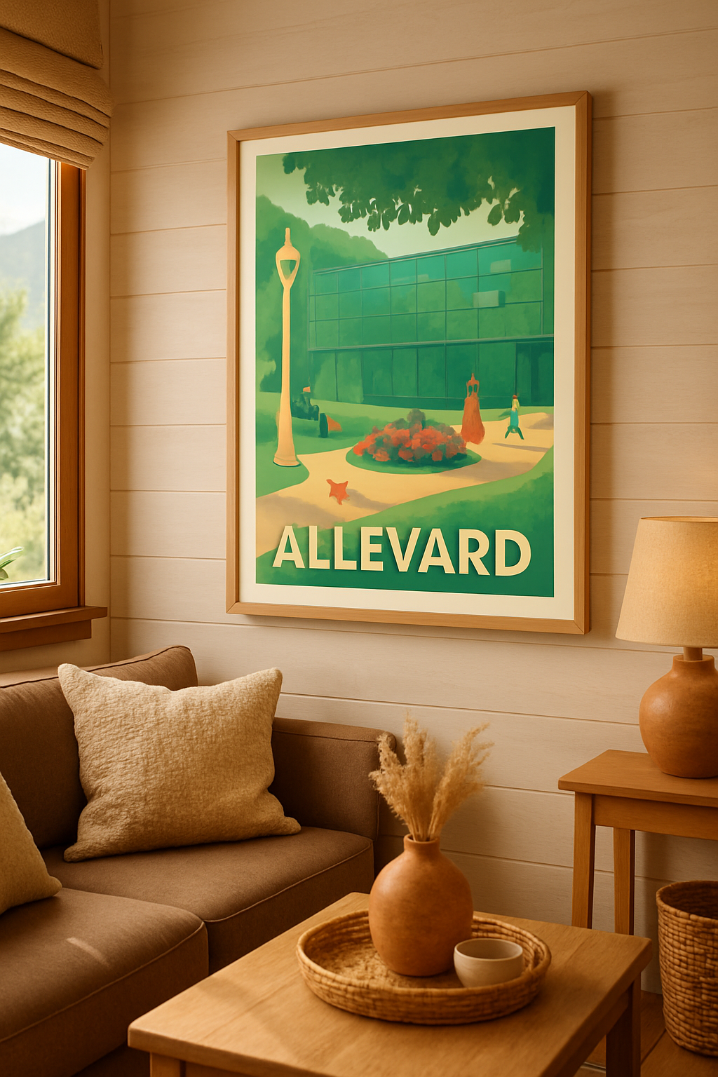 Isère France Affiche de Allevard - Balade bucolique au cœur de la nature