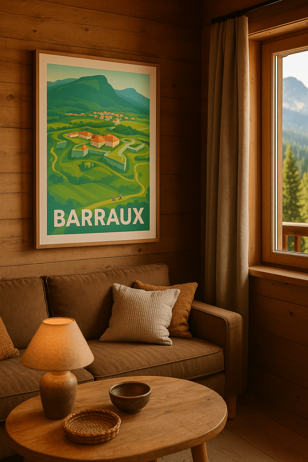Isère France Affiche de Barraux - L'évasion verte au pied du fort