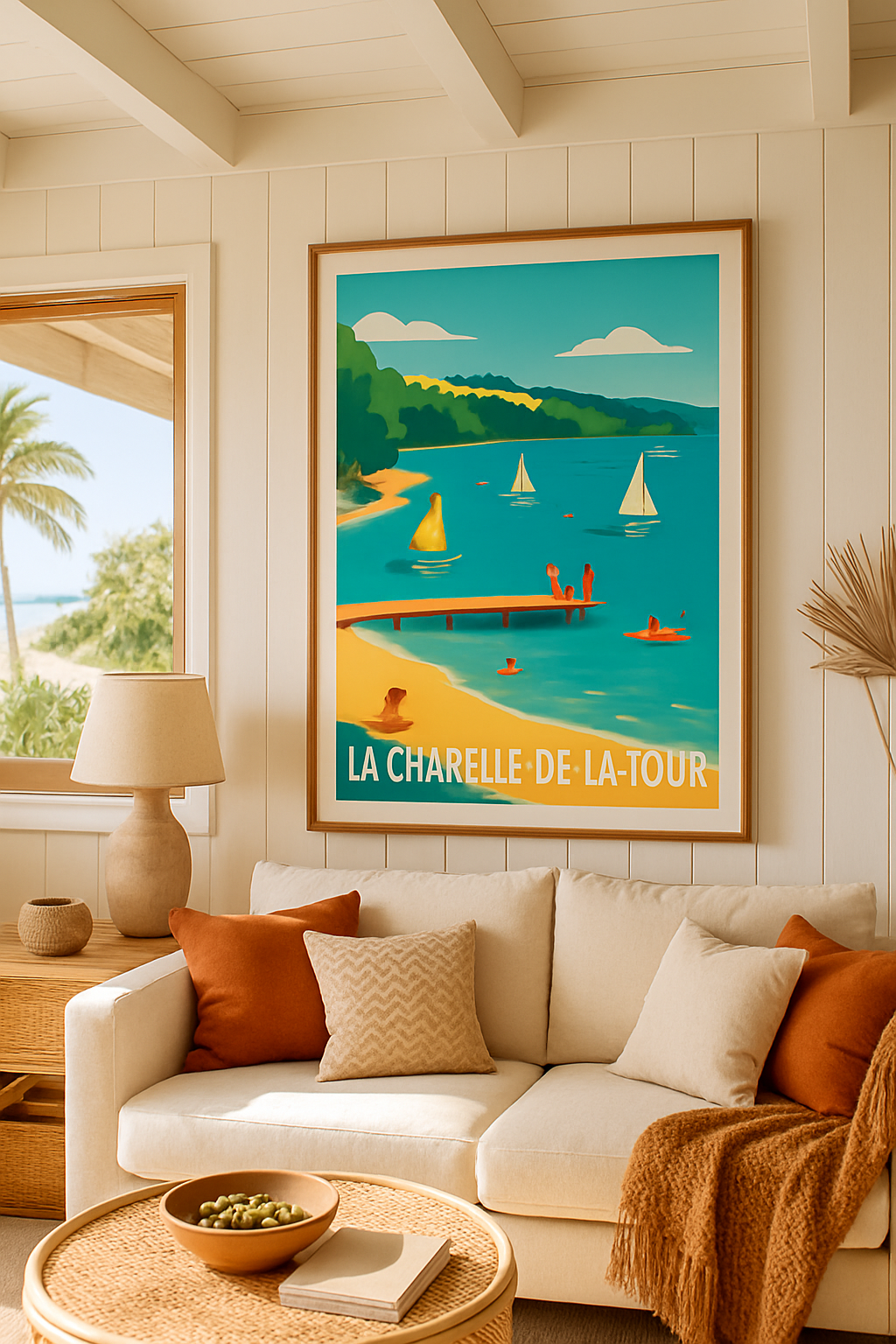 Isère France Affiche de La Chapelle-de-la-Tour - Escapade Balnéaire Paisible