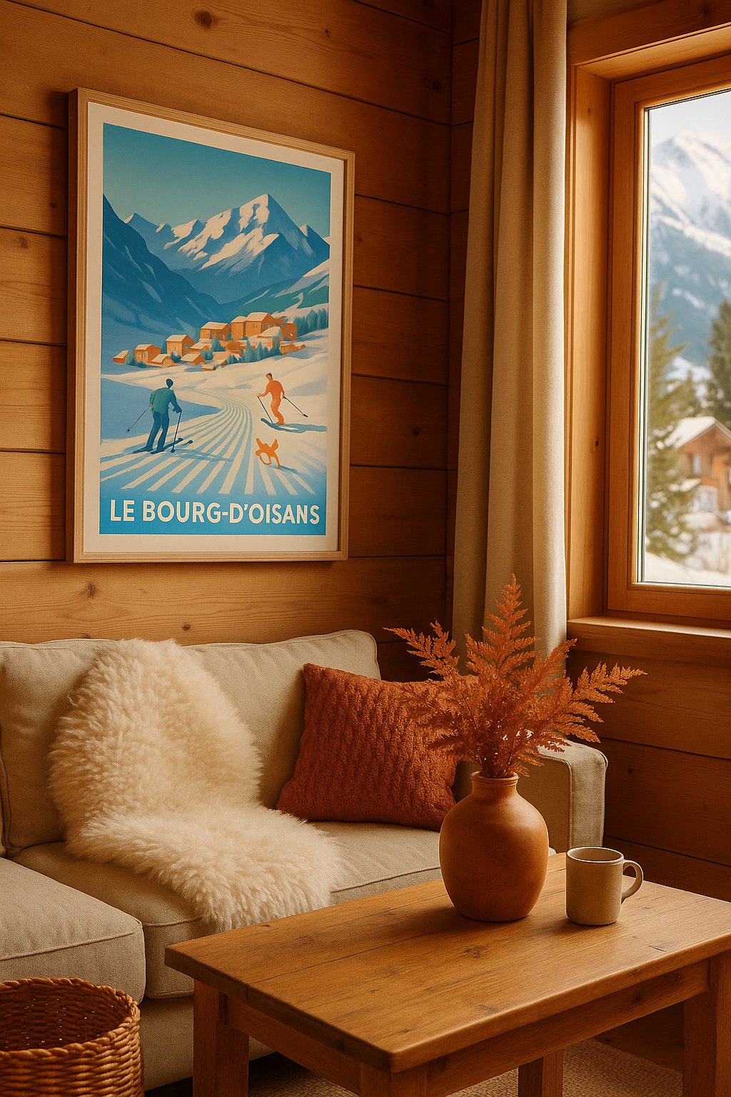 Isère France Affiche de Le Bourg-d'Oisans - L'évasion hivernale au cœur des Alpes