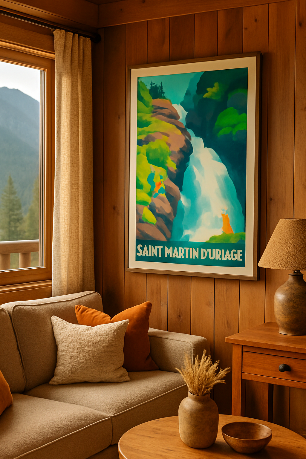 Affiche Saint-Martin-d'Uriage — Émerveillement au cœur de la nature · poster d'art de Saint-Martin-d'Uriage