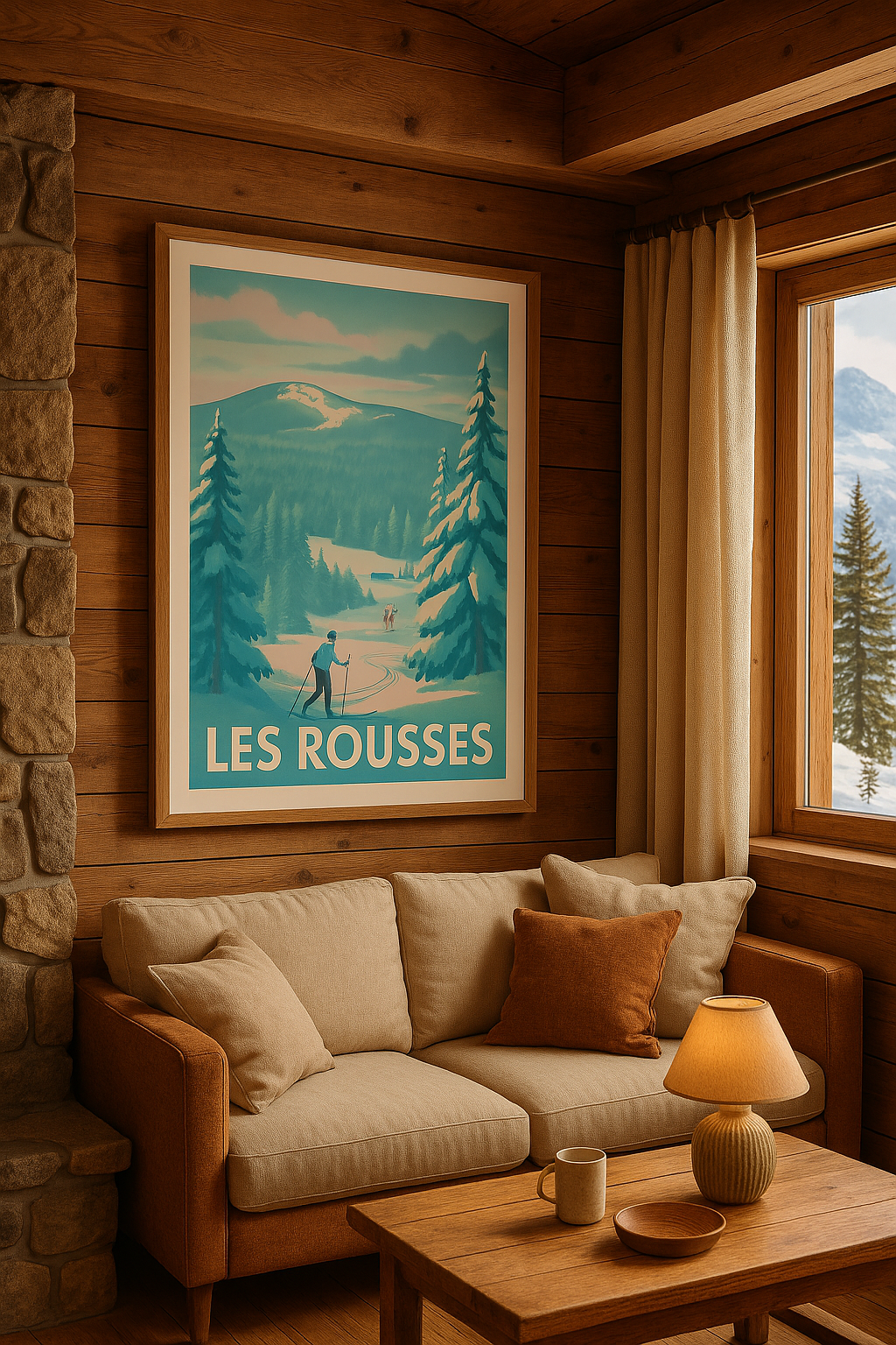 Jura France Affiche de Les Rousses - Échappée hivernale en pleine nature
