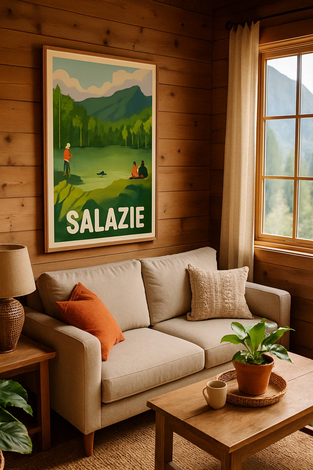 Affiche Salazie — Évasion naturelle au cœur de l'île · poster d'art de Salazie