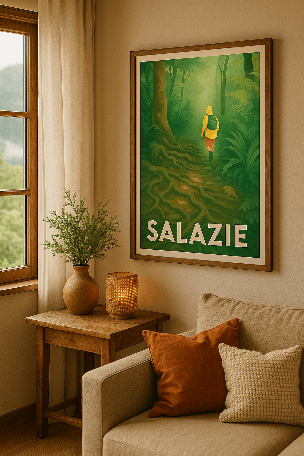 La Réunion France Affiche de Salazie - L'appel de la nature luxuriante