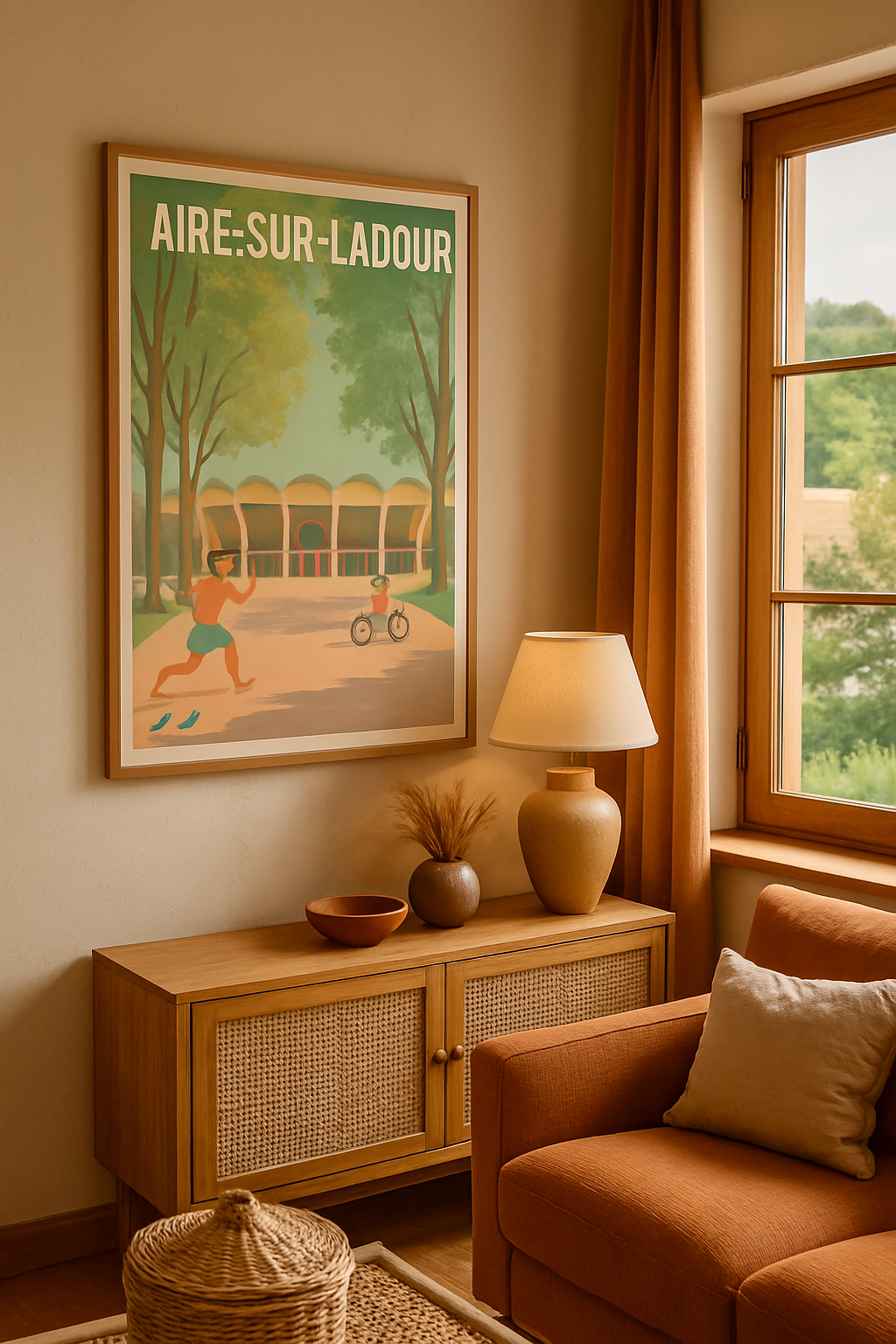 Landes France Affiche de Aire-sur-l'Adour - Évasion sportive et familiale