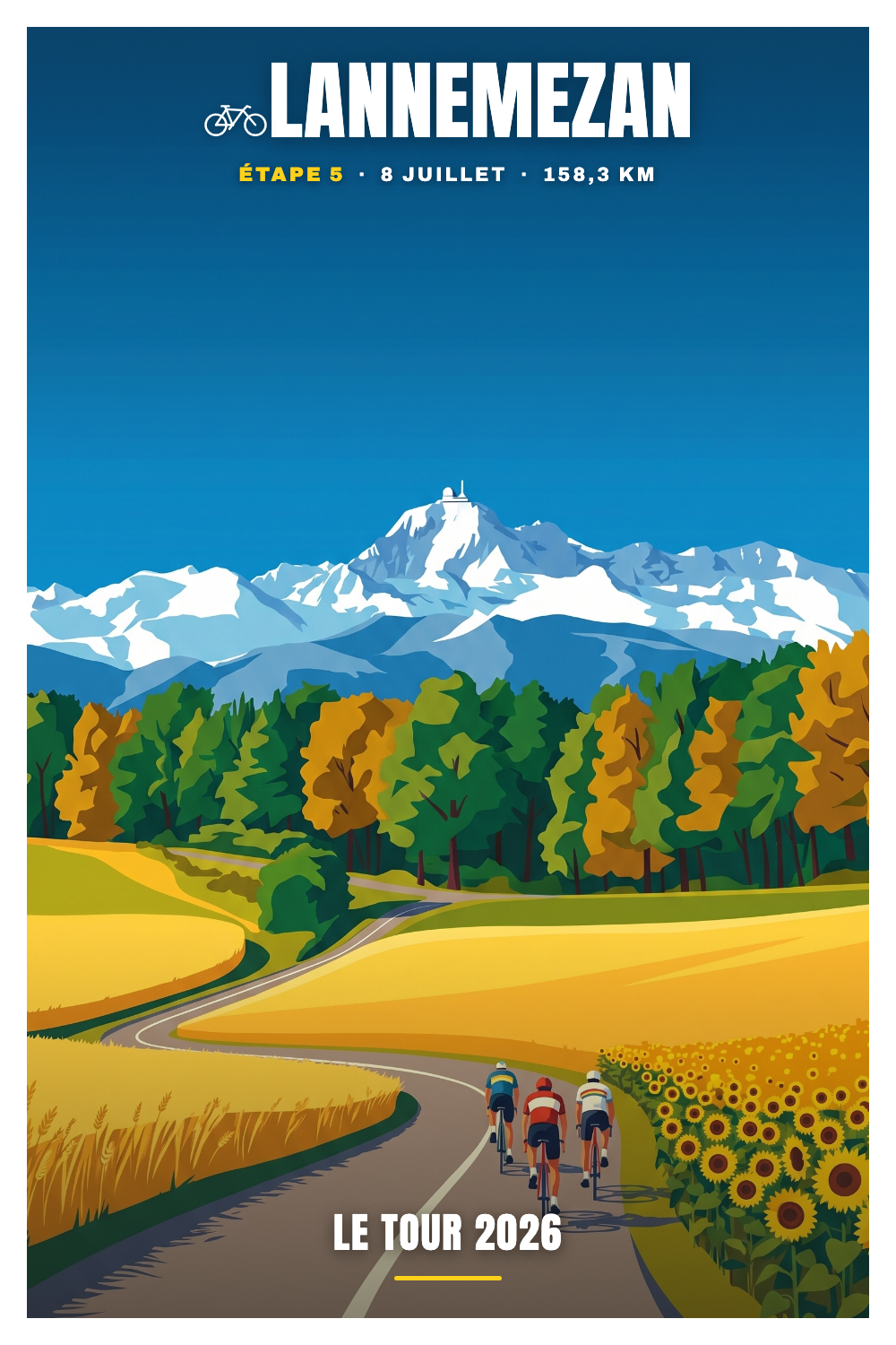 Affiche Lannemezan - Le Tour 2026