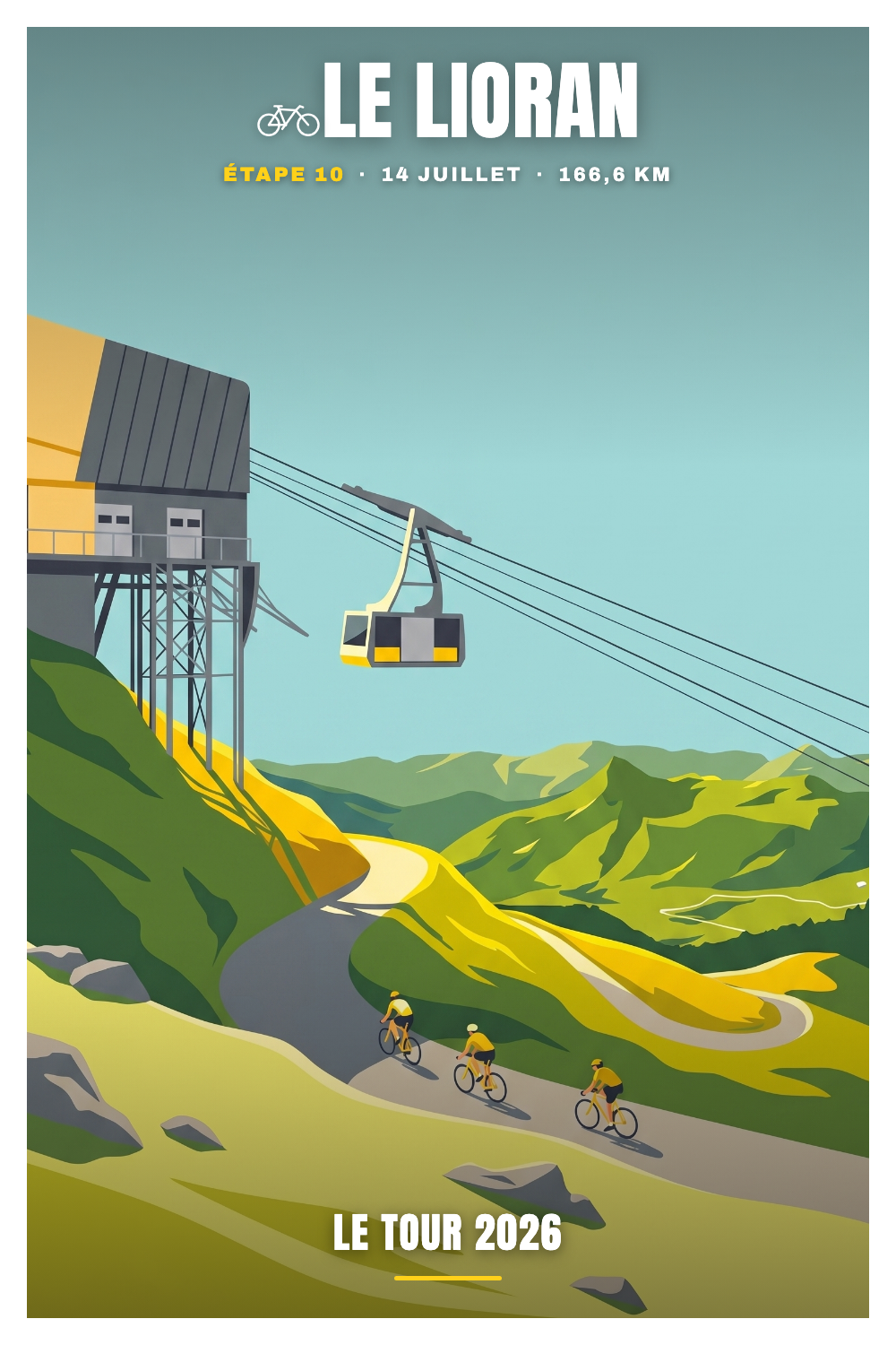 Affiche Le Lioran - Le Tour 2026