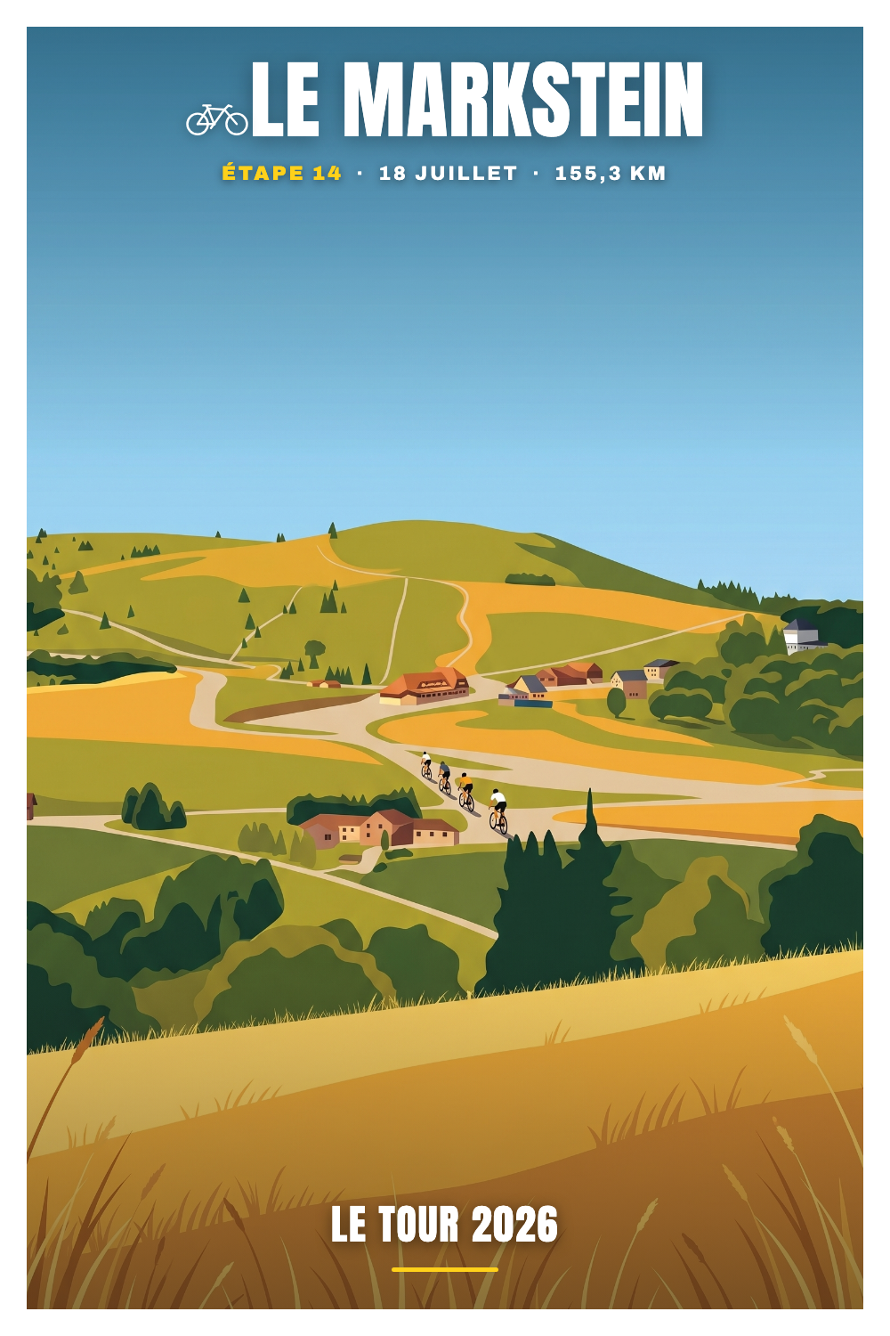 Affiche Le Markstein - Le Tour 2026
