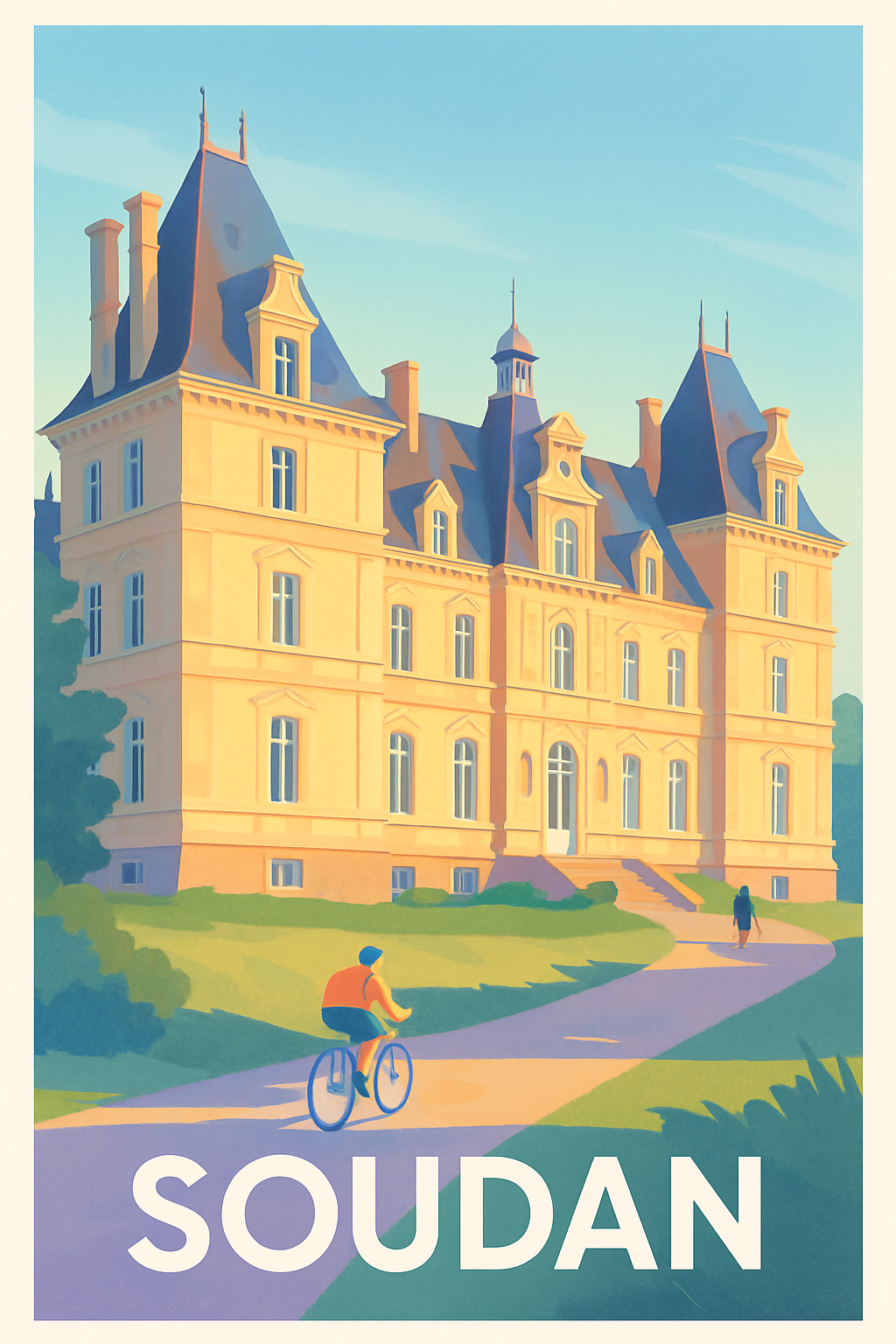 Affiche Soudan — Élégance et sérénité en pleine nature · poster d'art de Soudan
