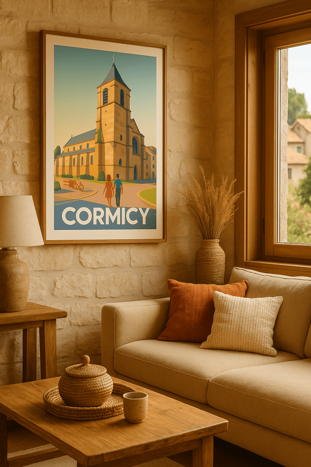 Marne France Affiche de Cormicy - Charme et sérénité au cœur du patrimoine