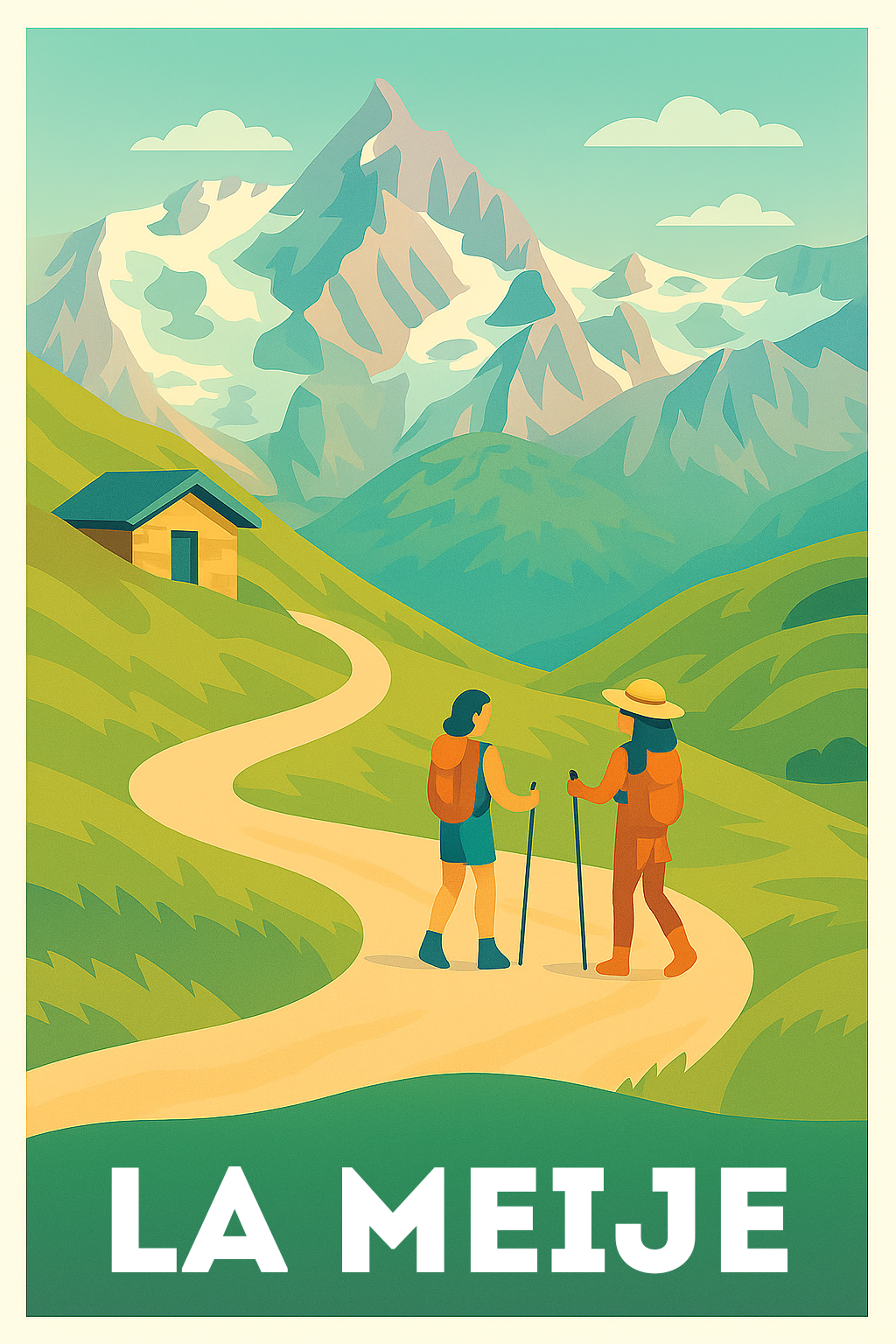 Affiche de La Meije - Escapade au sommet des Alpes