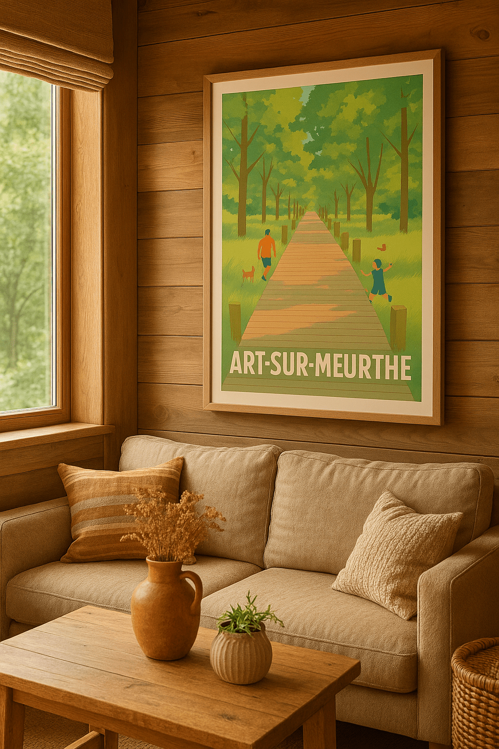 Meurthe-et-Moselle France Affiche de Art-sur-Meurthe - Promenade en pleine nature