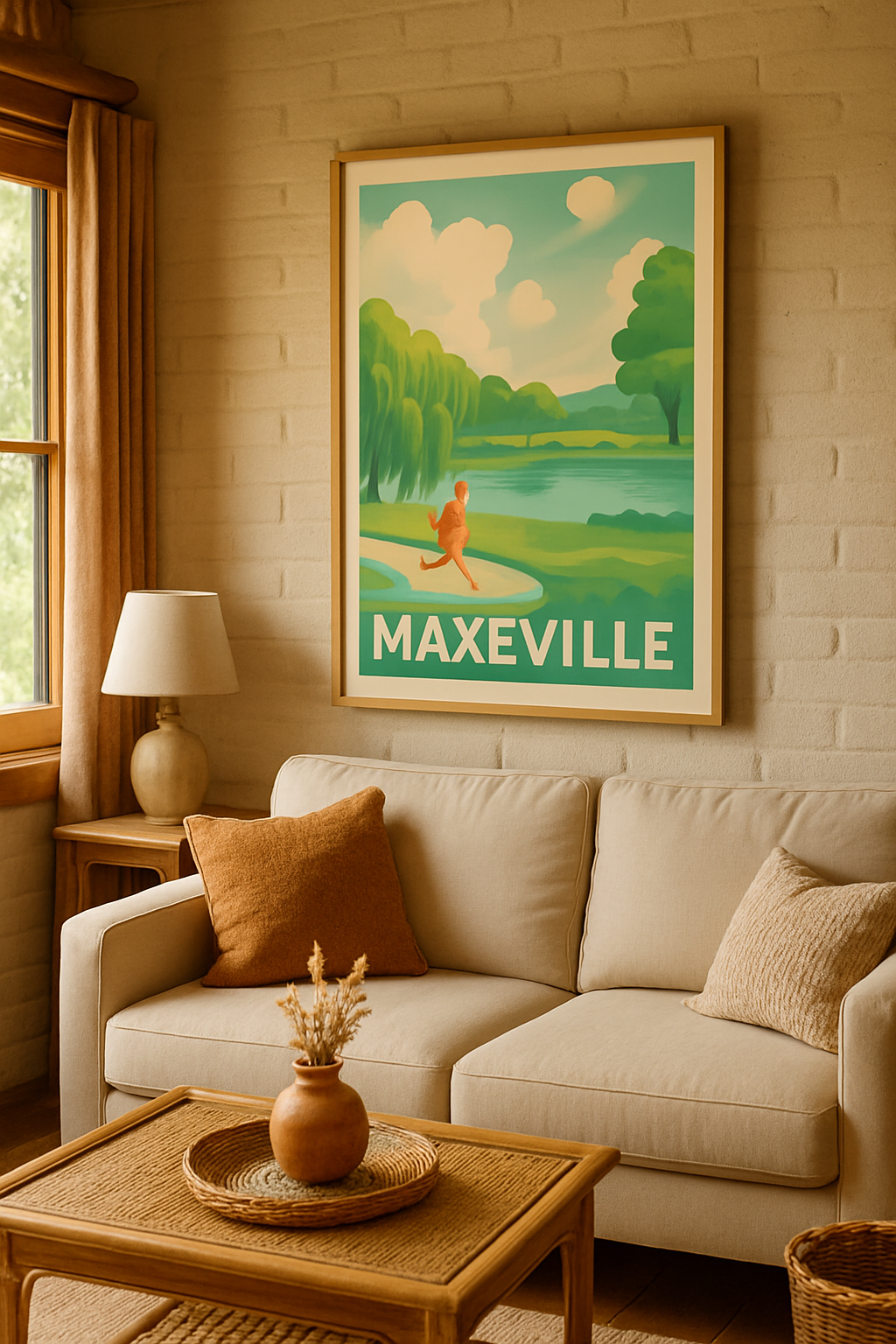 Meurthe-et-Moselle France Affiche de Maxéville - L'évasion verte au cœur de la nature