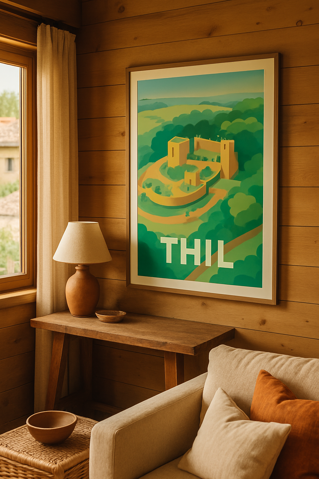 Meurthe-et-Moselle France Affiche de Thil - Un havre historique en pleine nature