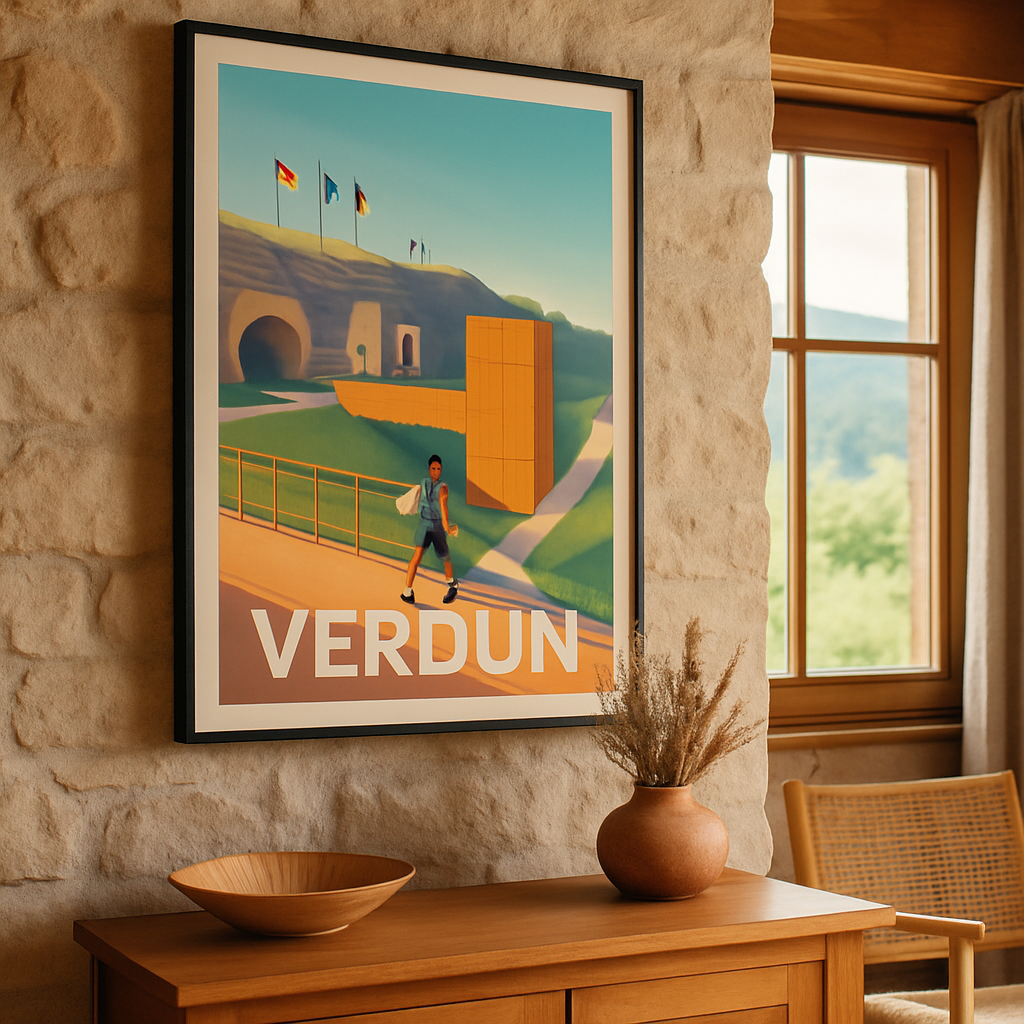 Affiche Verdun — Immersion historique au cœur des mémoires · poster d'art de Verdun