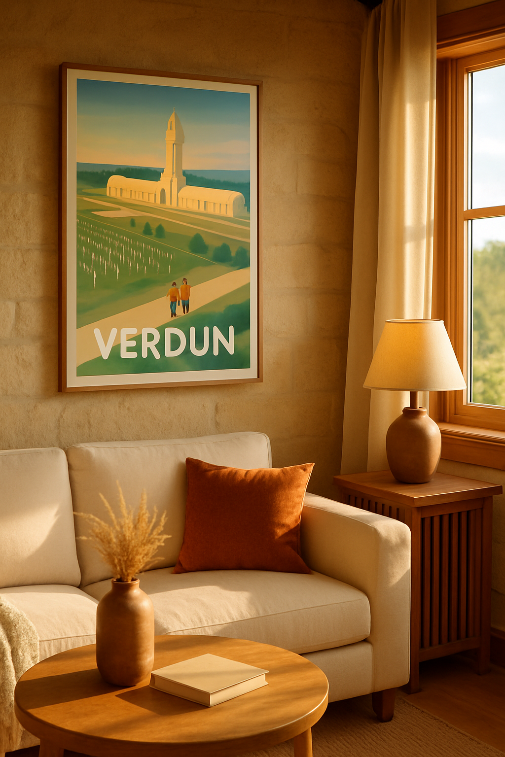 Meuse France Affiche de Verdun - Mémoire et sérénité au Mémorial