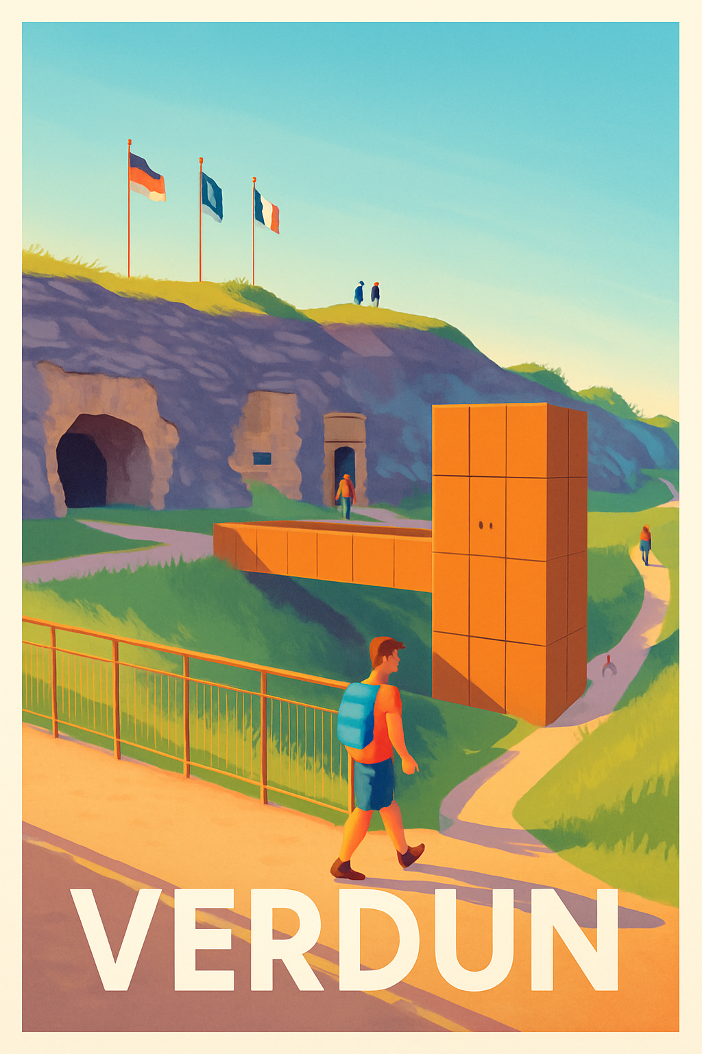 Affiche Verdun — Immersion historique au cœur des mémoires · poster d'art de Verdun