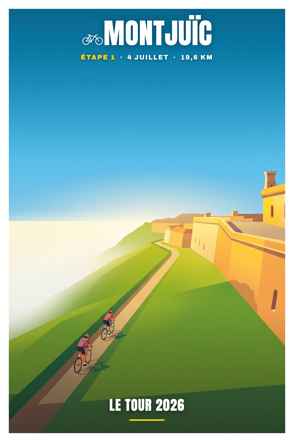 Affiche Montjuïc - Le Tour 2026