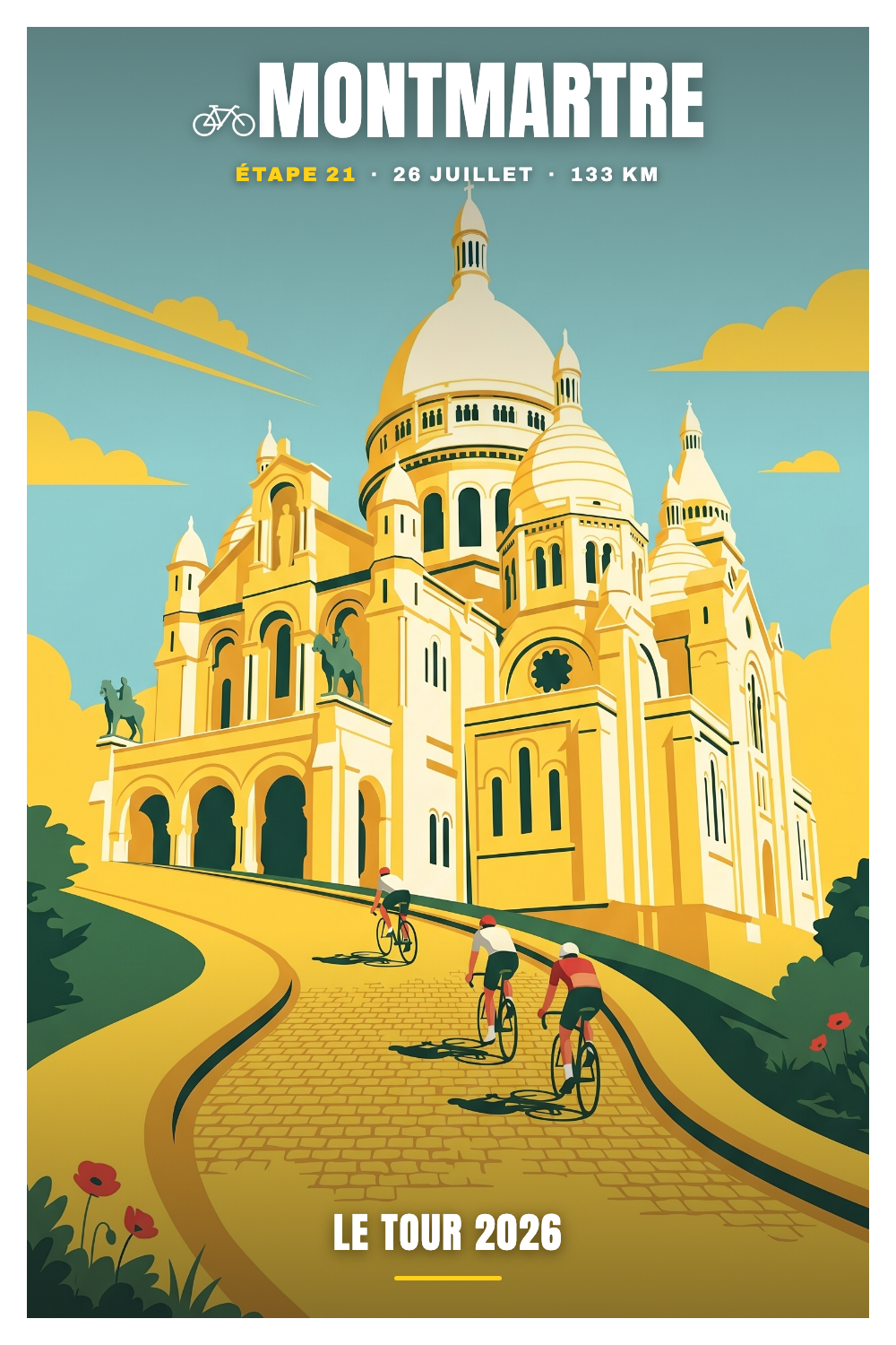 Affiche Montmartre - Le Tour 2026