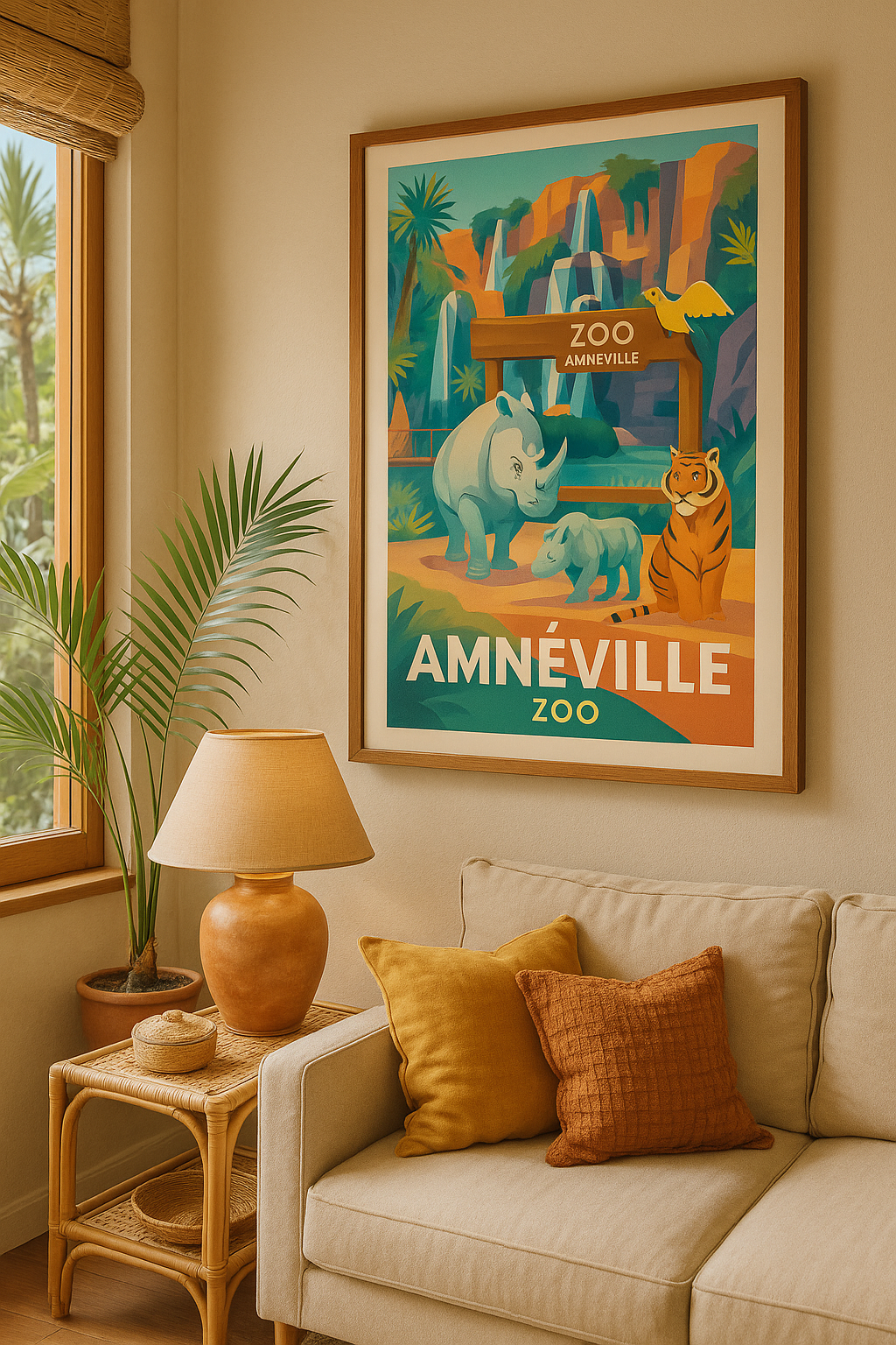 Moselle France Affiche de Amnéville - L'évasion sauvage au Zoo d'Amnéville