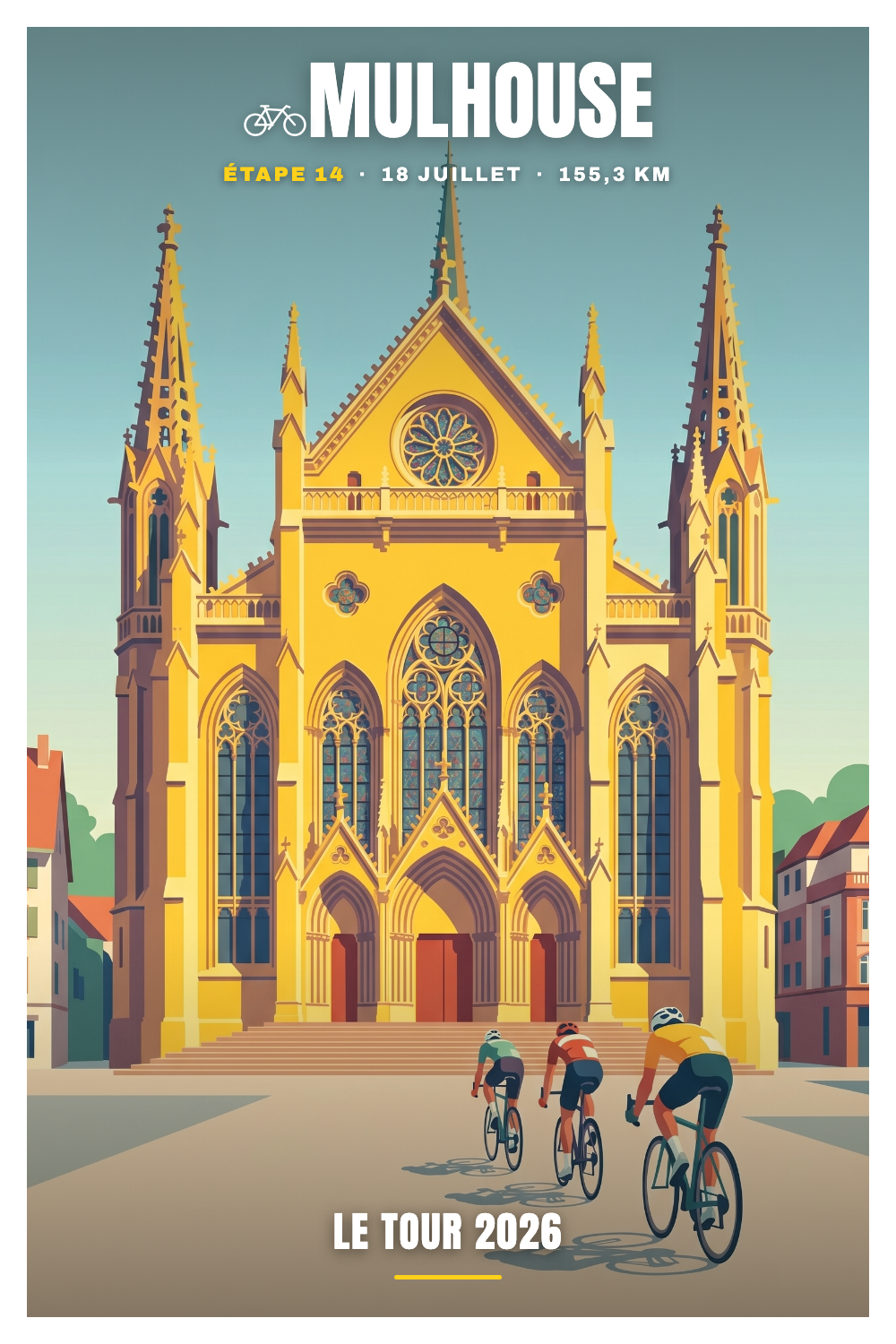 Affiche Mulhouse - Le Tour 2026