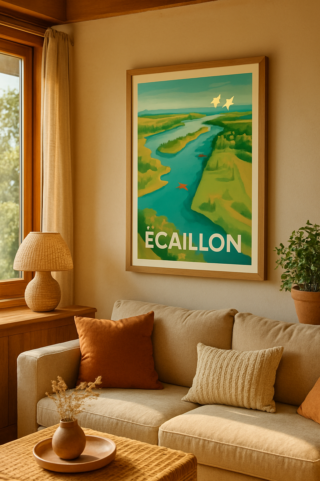 Nord France Affiche de Écaillon - Évasion nature au fil de l'eau