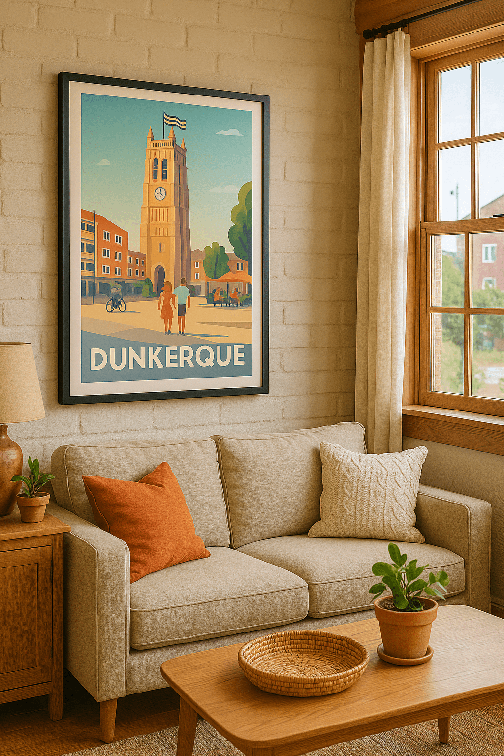 Affiche Dunkerque - L’élégance du Nord en lumière - Afich