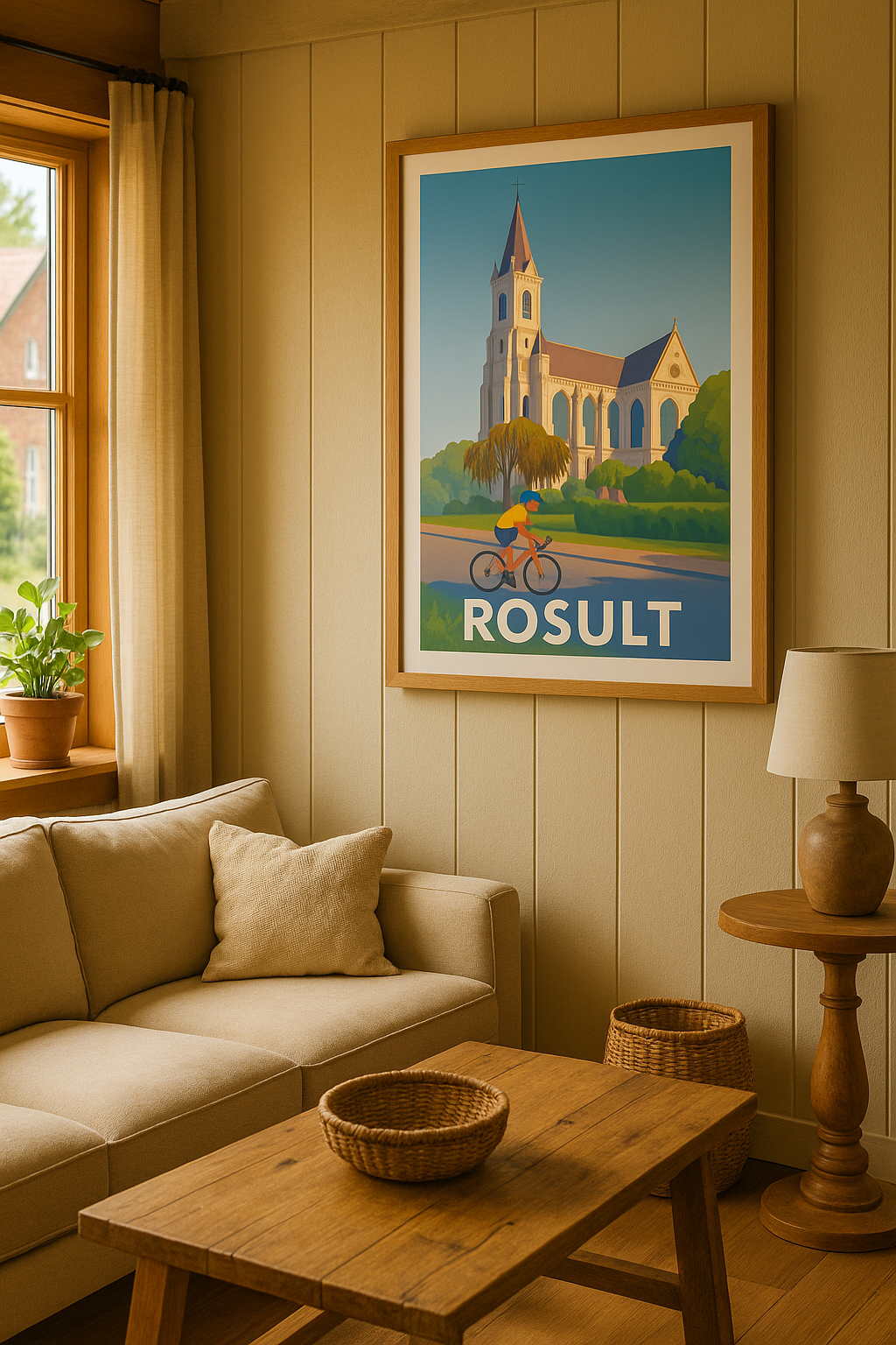 Nord France Affiche Rosult - Charme paisible et nature préservée