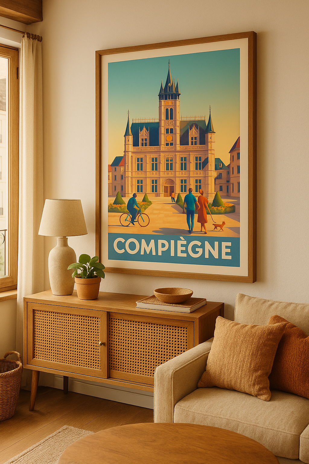 Oise France Affiche de Bretteville-sur-Laize - Balade enchantée en forêt