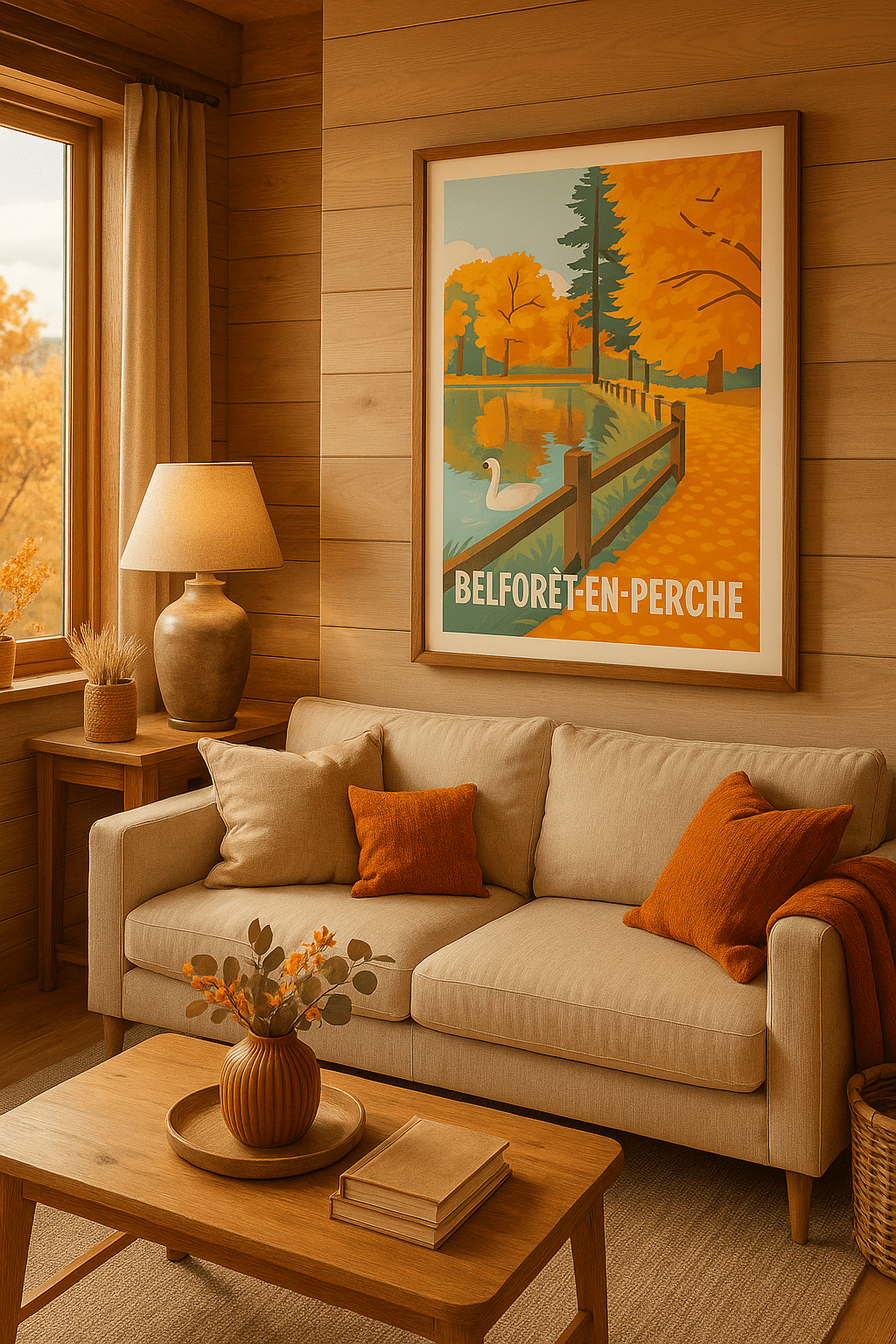 Orne France Affiche de Belforêt-en-Perche - Balade automnale paisible