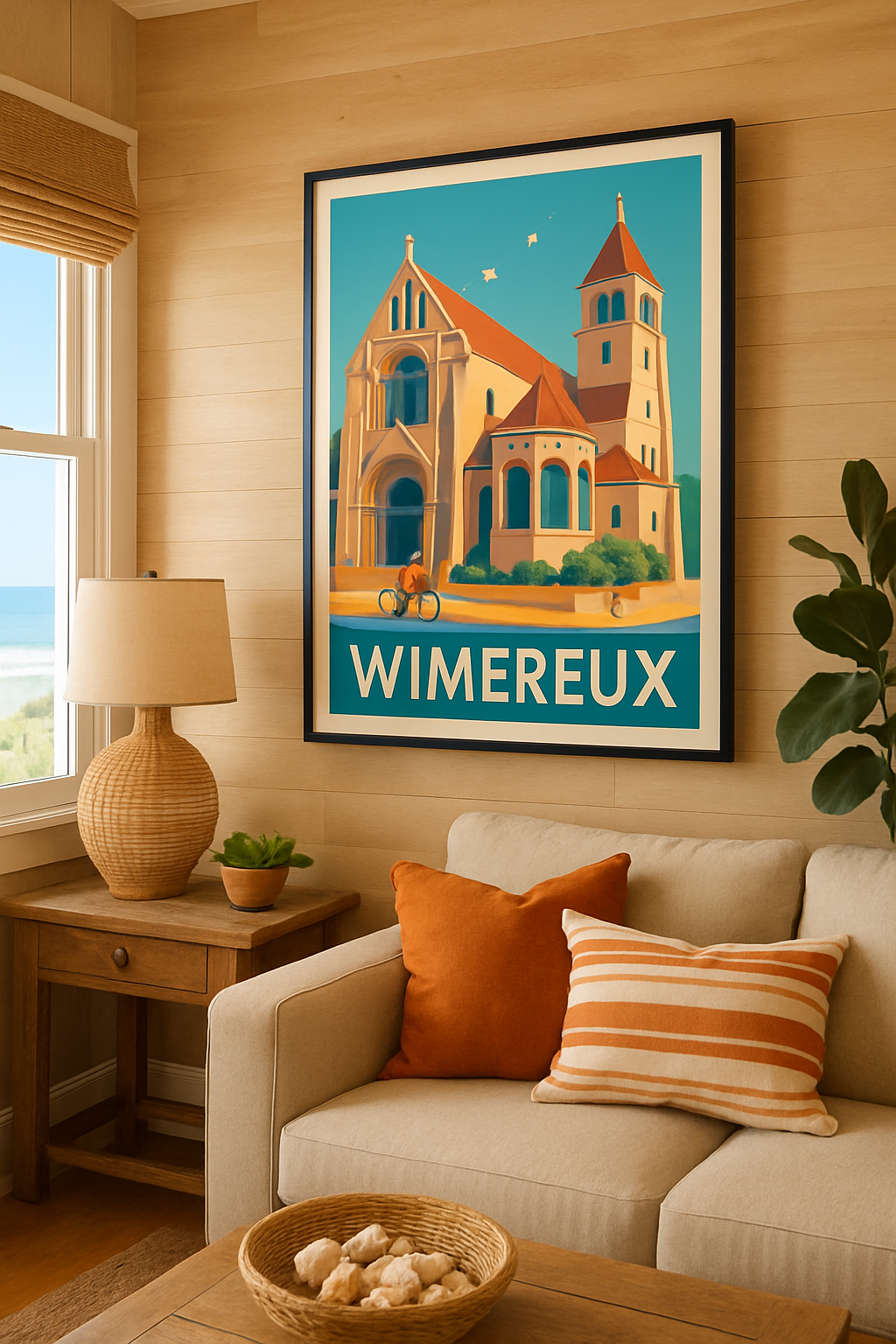 Pas-de-Calais France Affiche de Wimereux - Charme architectural et douceur de vivre