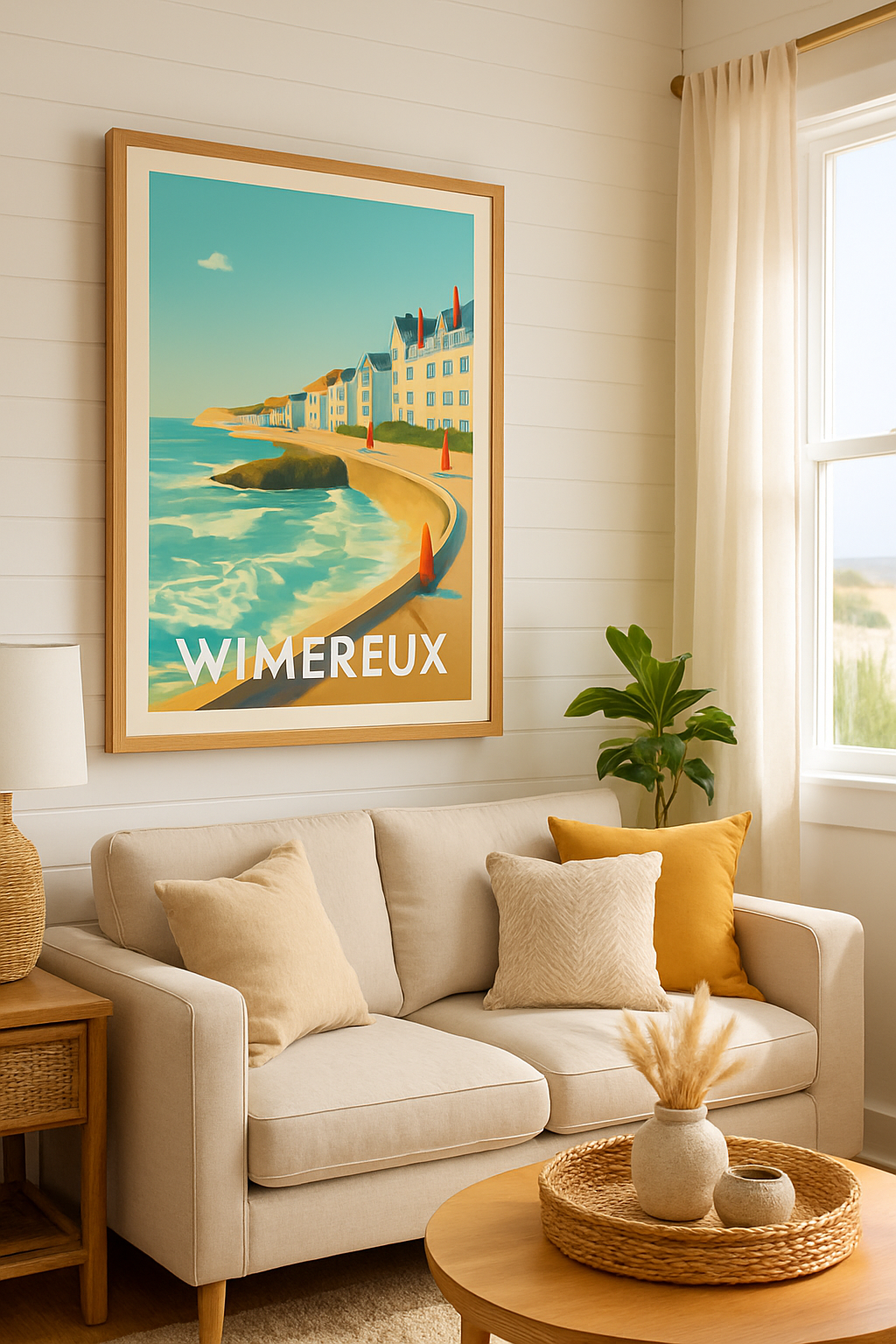 Affiche Wimereux — Charme balnéaire et douceur de vivre · poster d'art de Wimereux